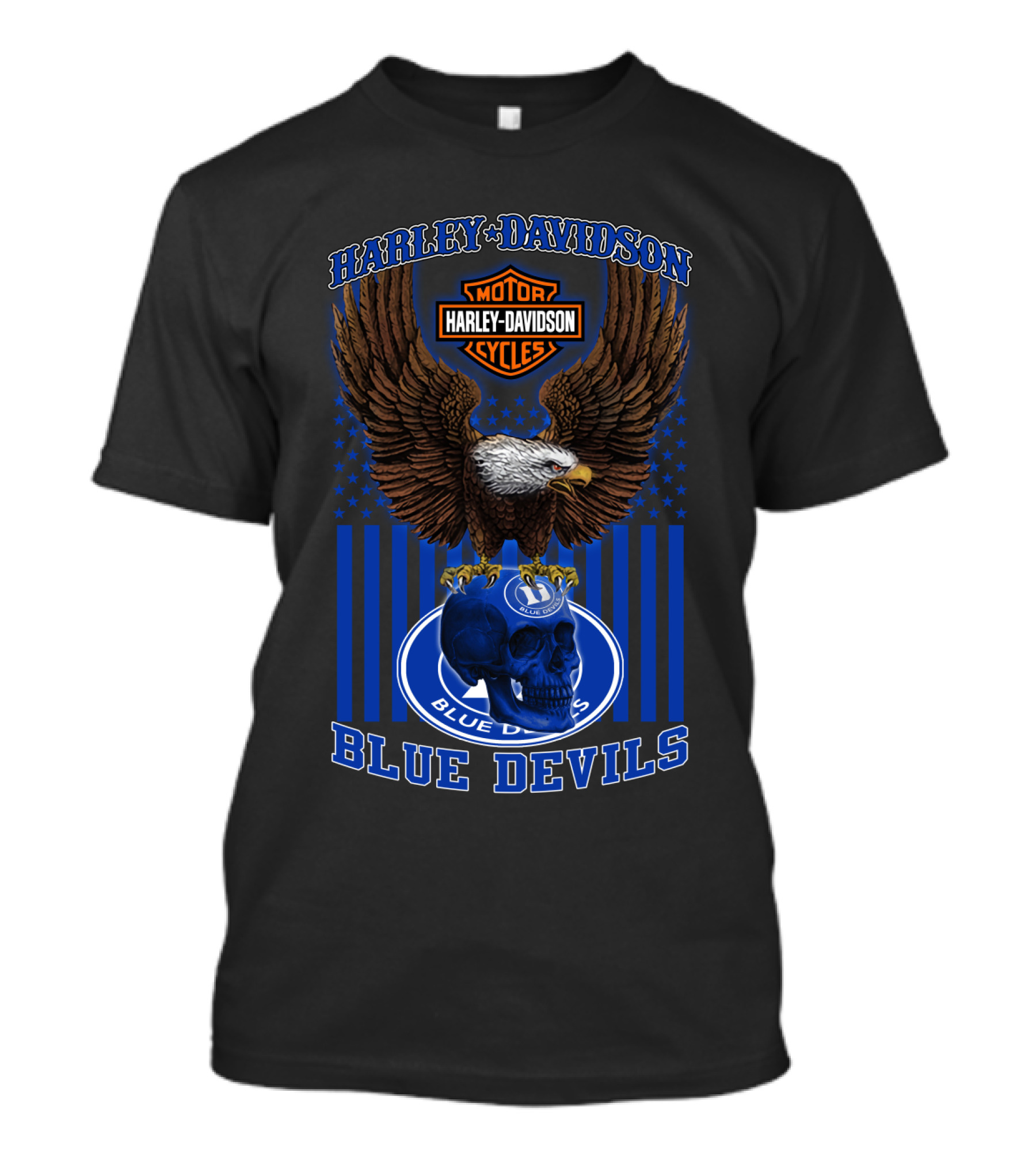 Harley Davidson Motorcycles Blue Devils Hd 04.21 T-Shirt