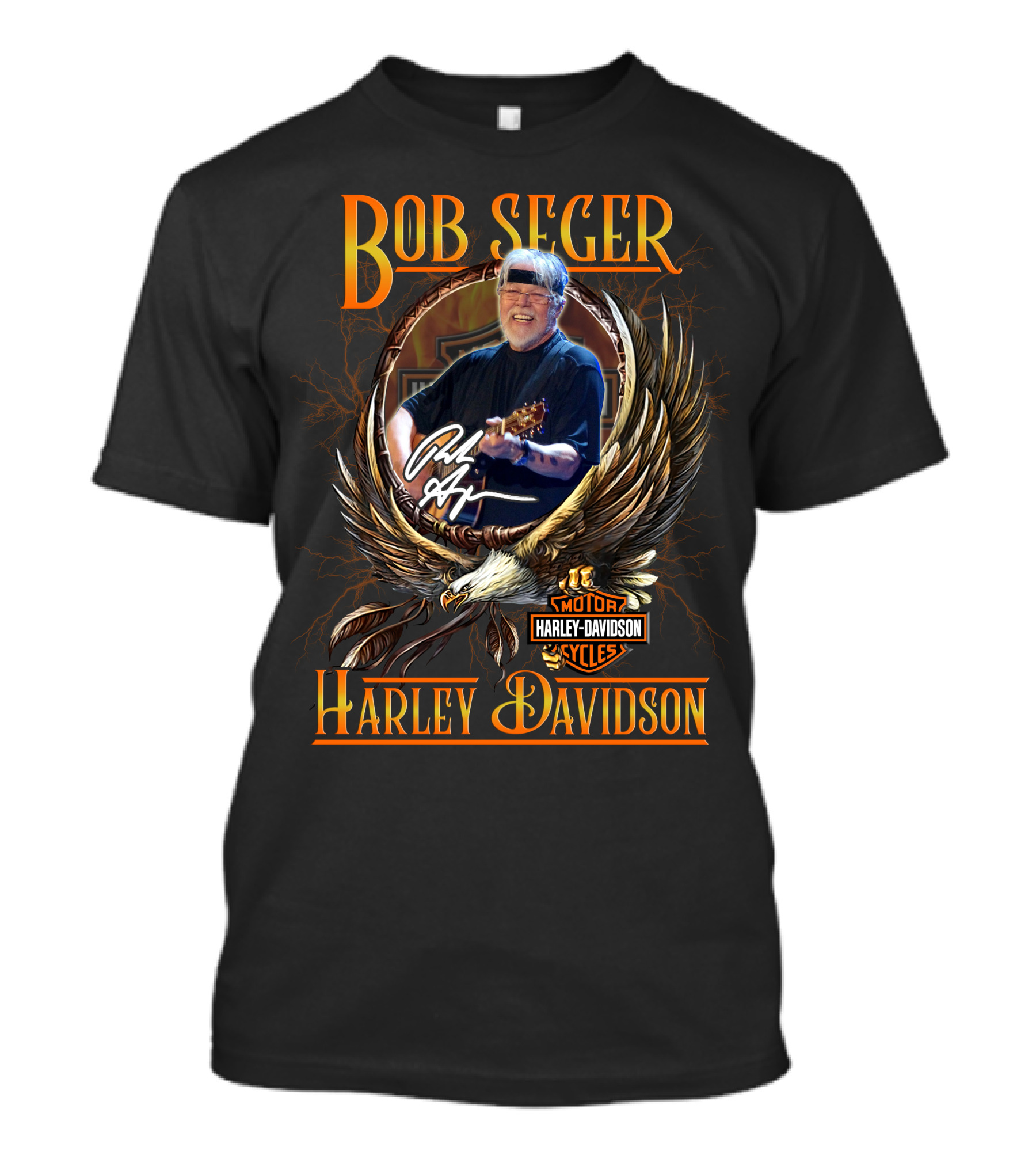 Bob Seger Harley Davidson Motor Cycles Hd198 T-Shirt