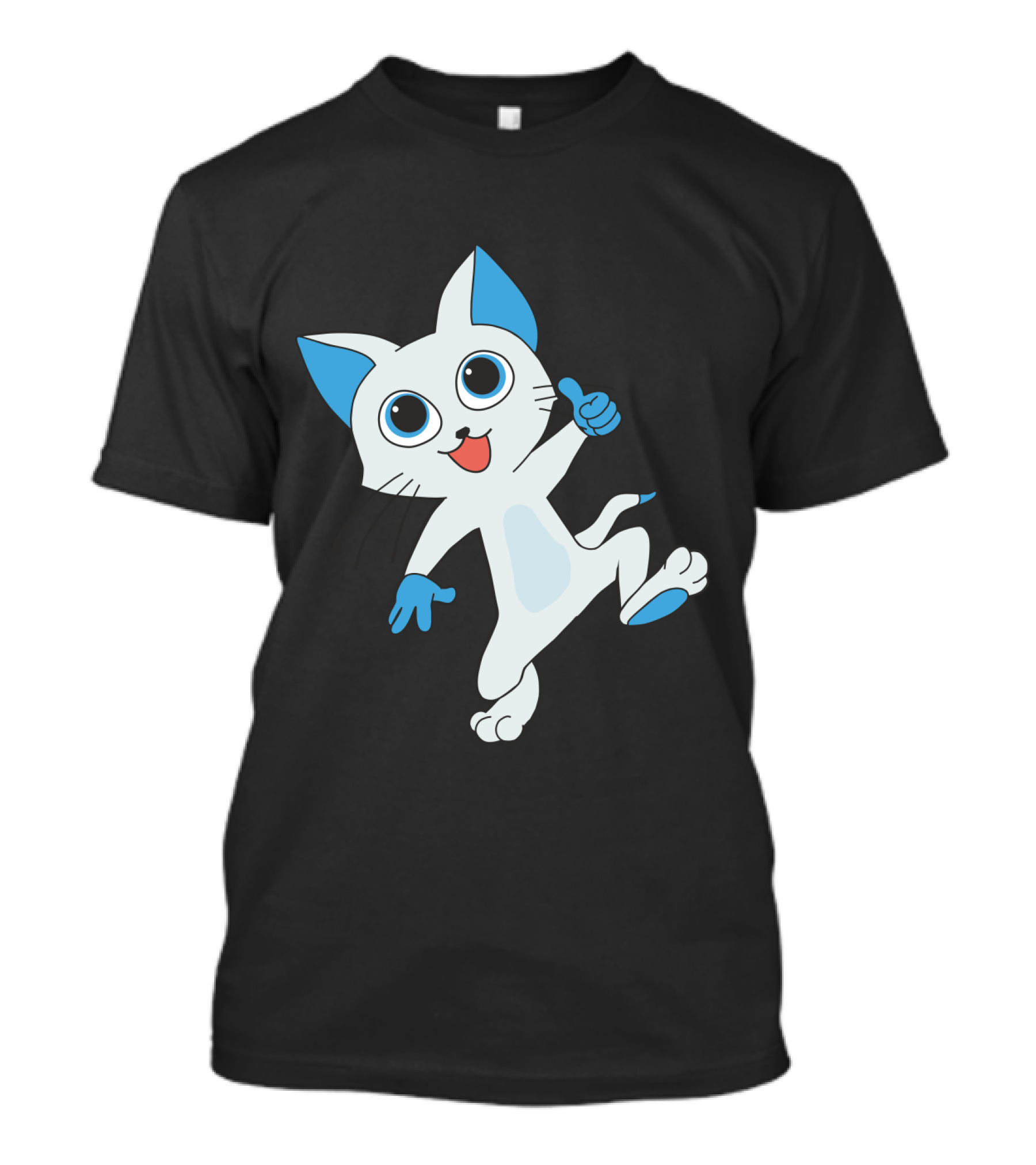 Fairy Tail Happy Cat Playful Dance T-Shirt