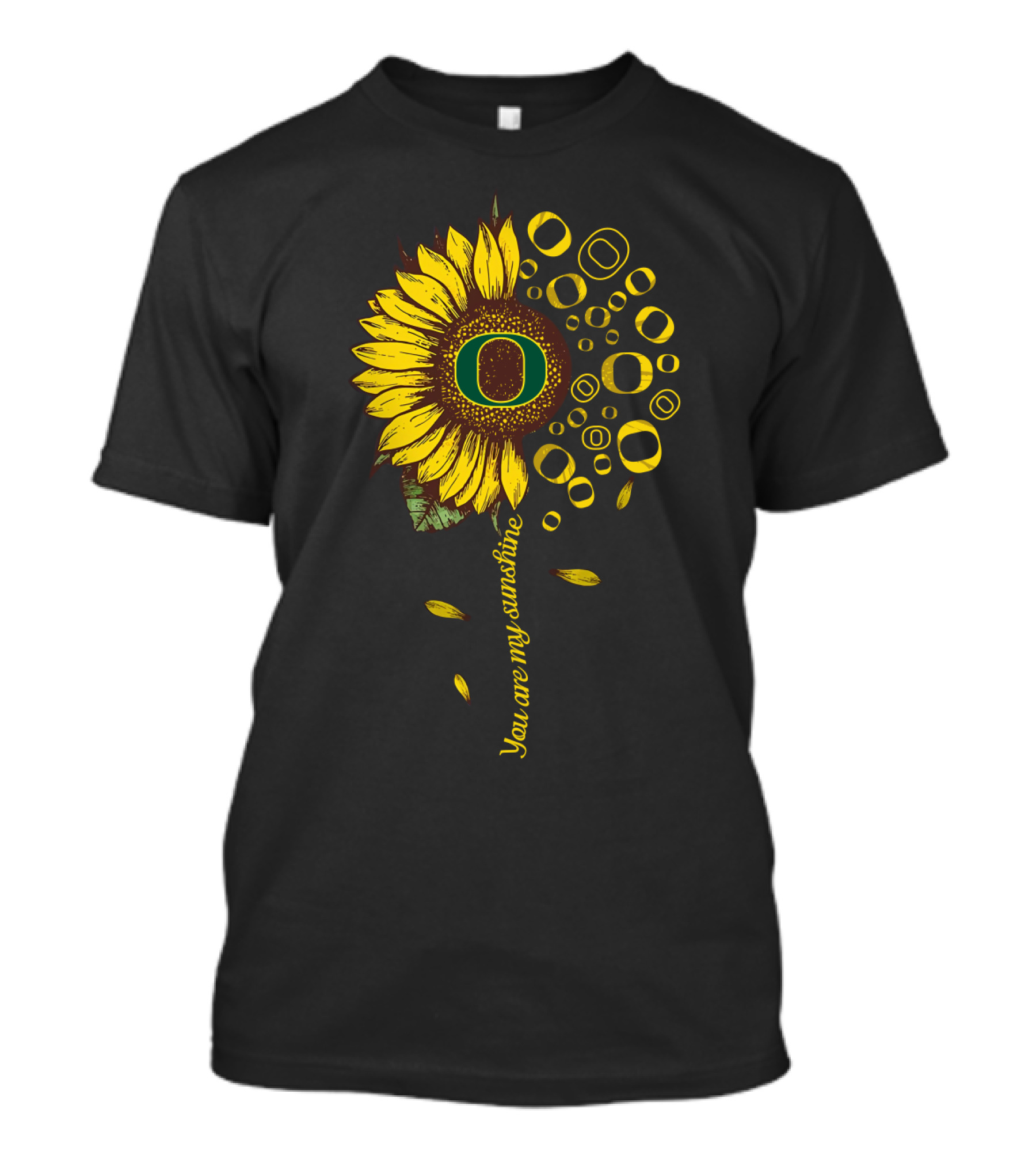 Oregon Ducks Sunflower You Are My Sunshine T-Shirt