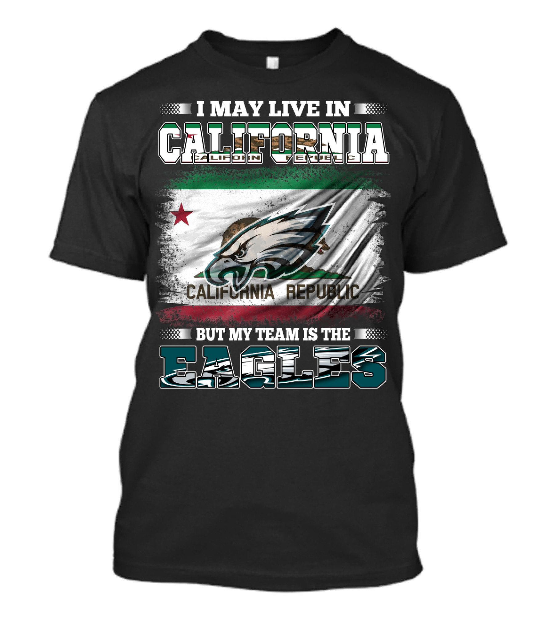 California Republic Loyal Fan Of Eagles T-Shirt