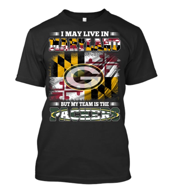 Maryland Pride Green Bay Packers Fan Loyalty T-Shirt