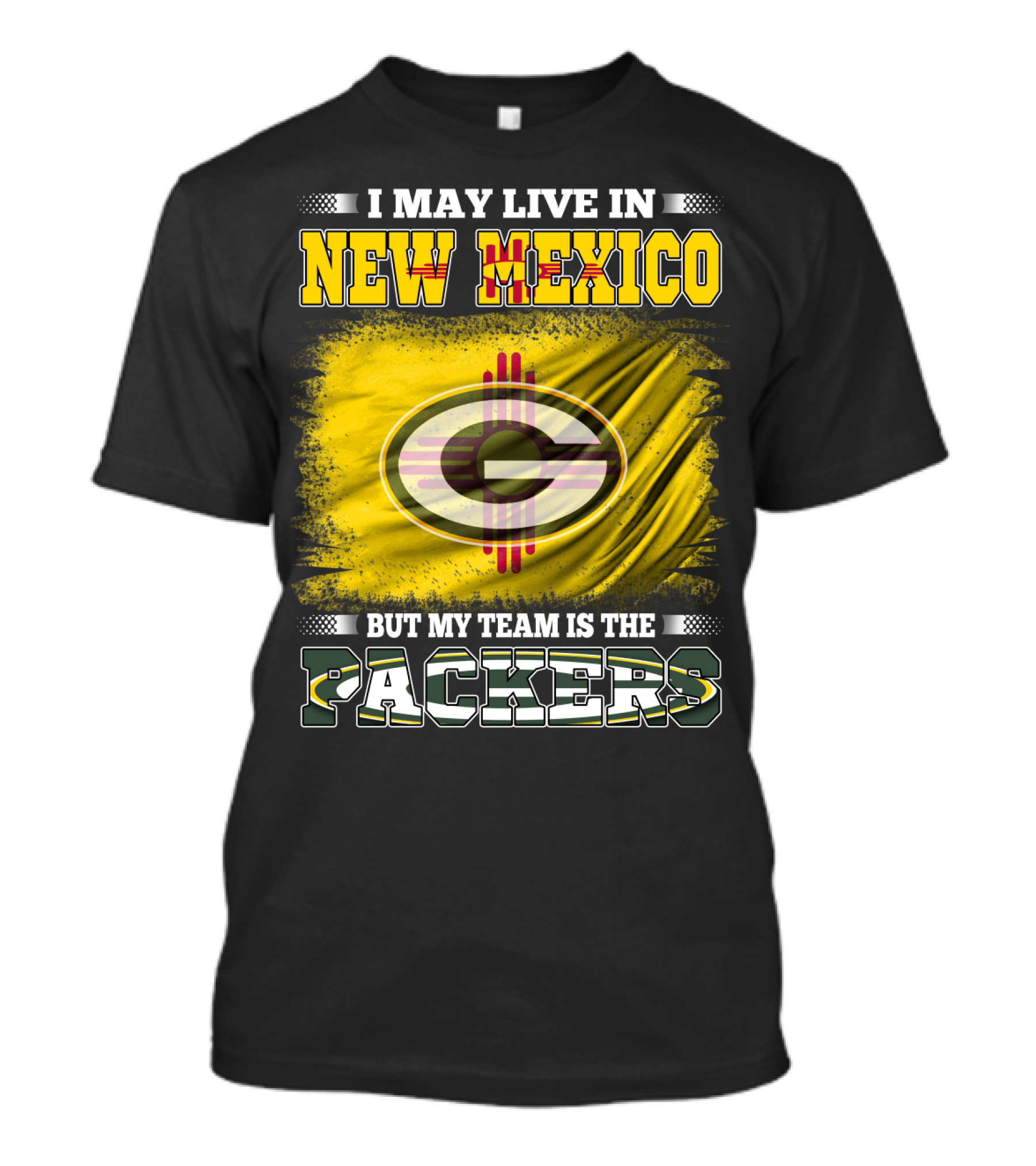 New Mexico Resident Proud Green Bay Packers Fan T-Shirt