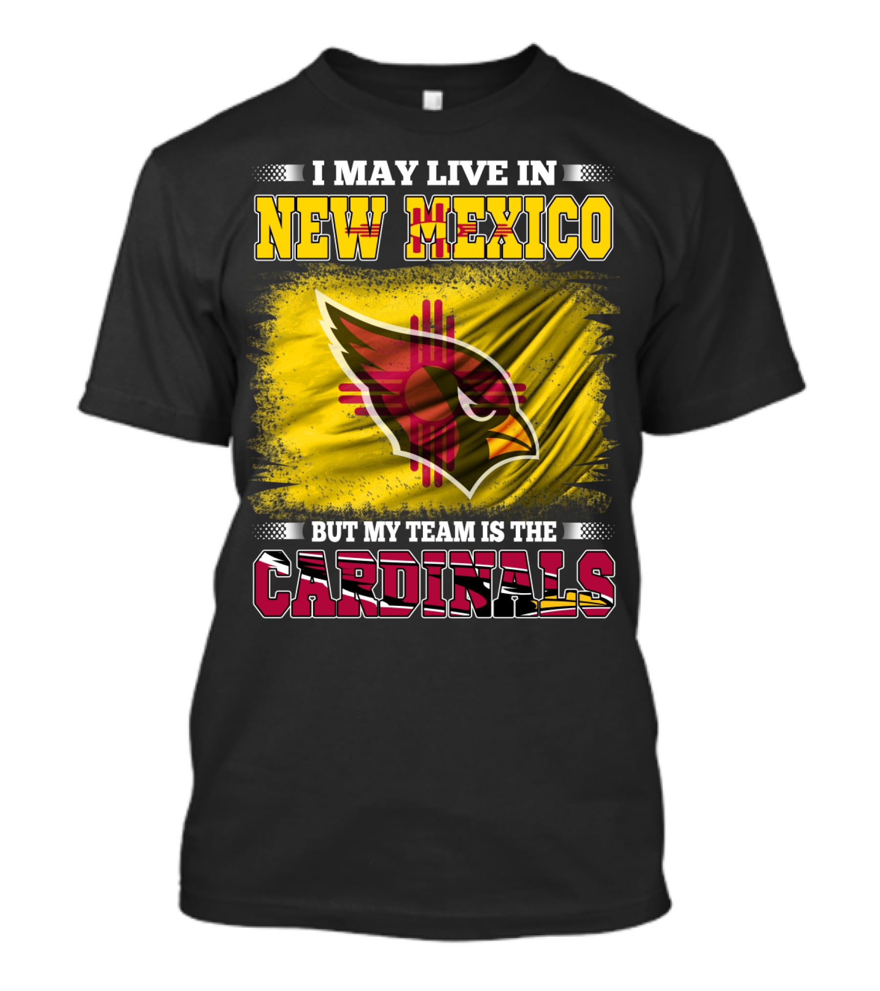 New Mexico Fan With Loyalty To Cardinals Team T-Shirt