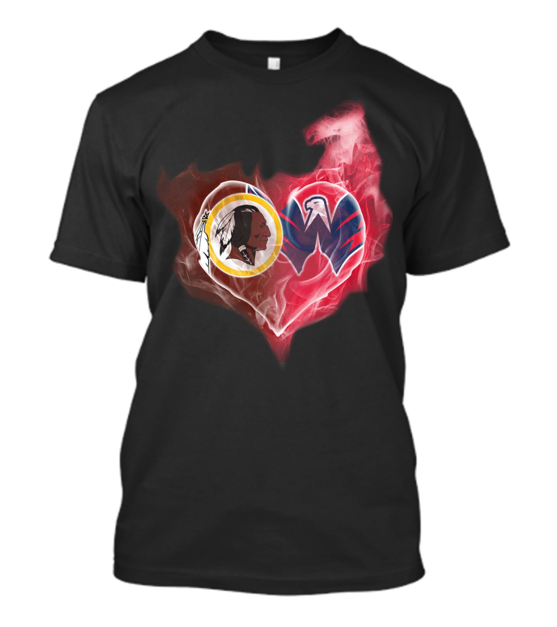 Washington Redskins Capitals Heart T-Shirt