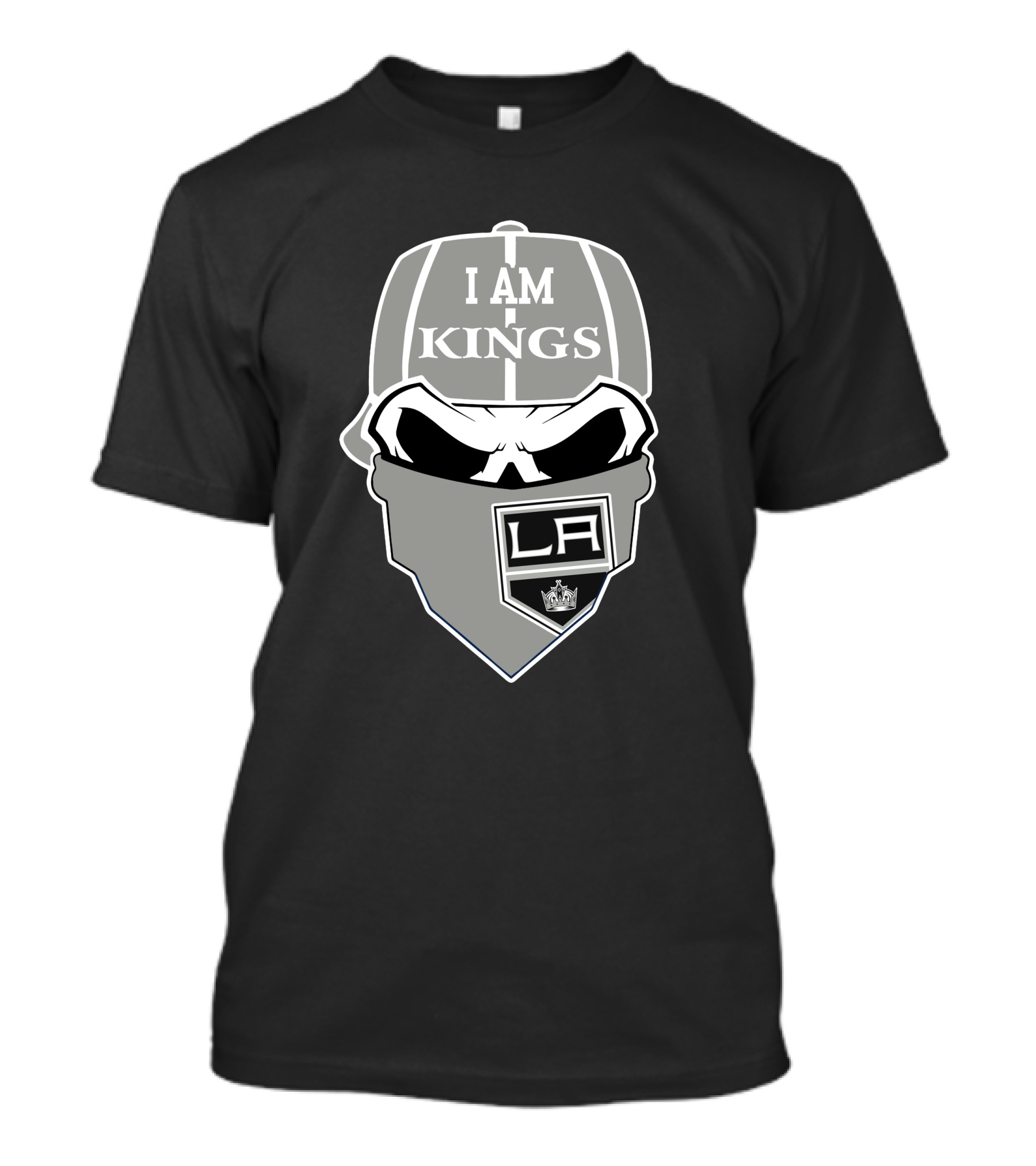 I Am Kings La Skull Los Angeles Kings T-Shirt