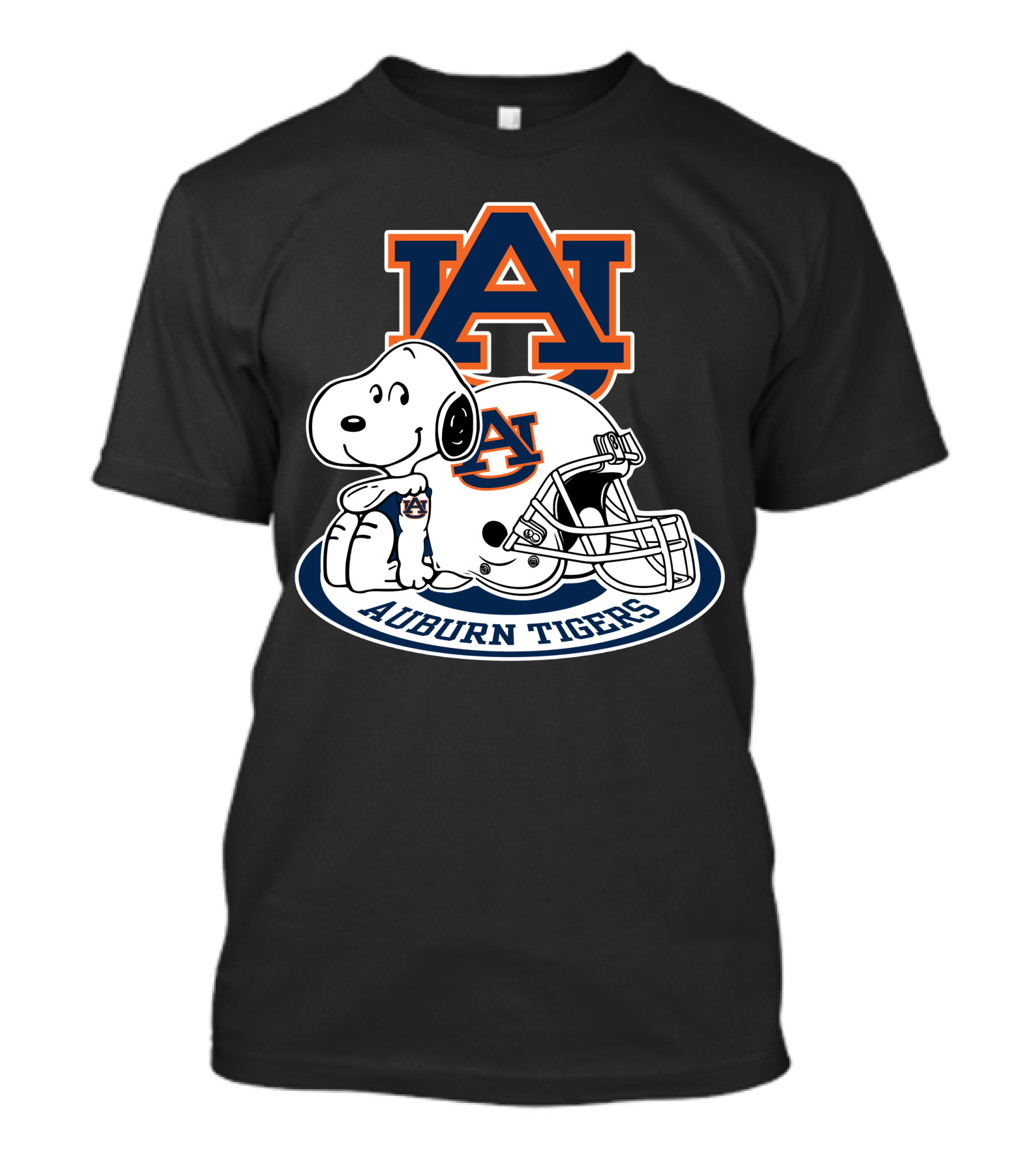 Auburn Tigers Snoopy Au Football Helmet T-Shirt