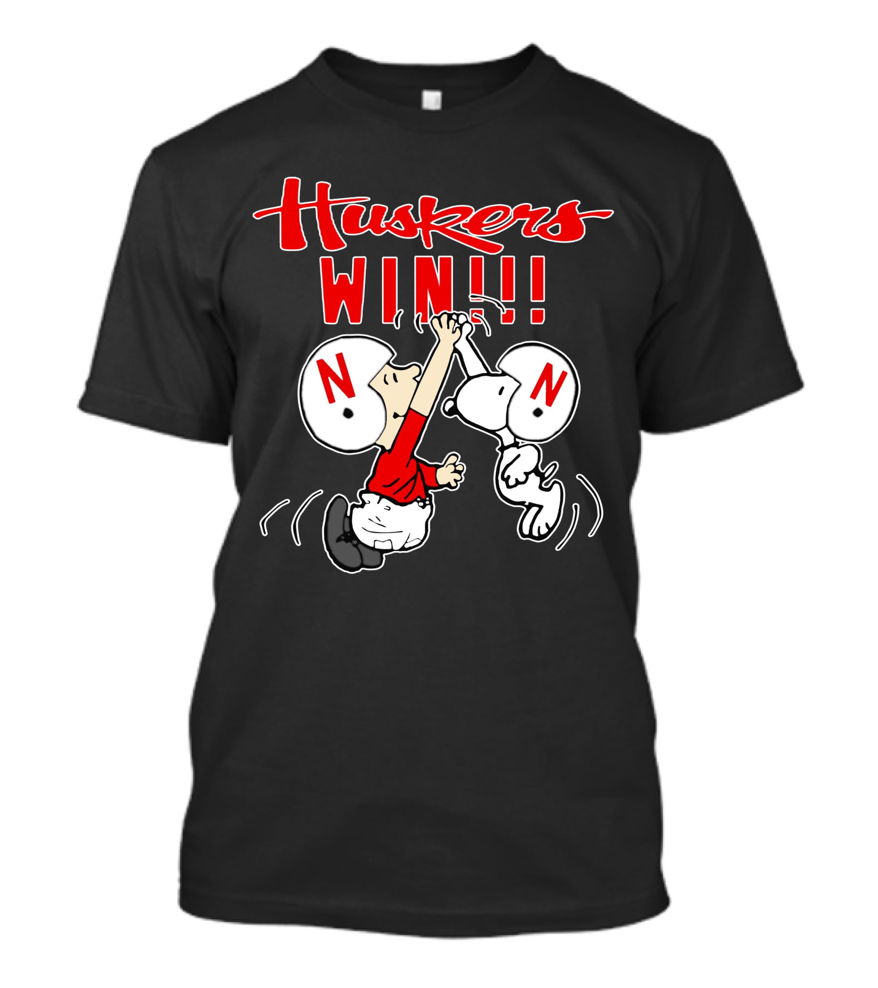 Huskers Win Nebraska Cornhuskers Victory Celebration T-Shirt