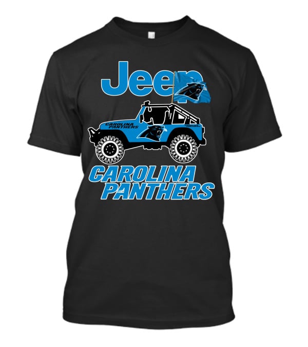 Jeep Carolina Panthers Vehicle Fan Gear T-Shirt