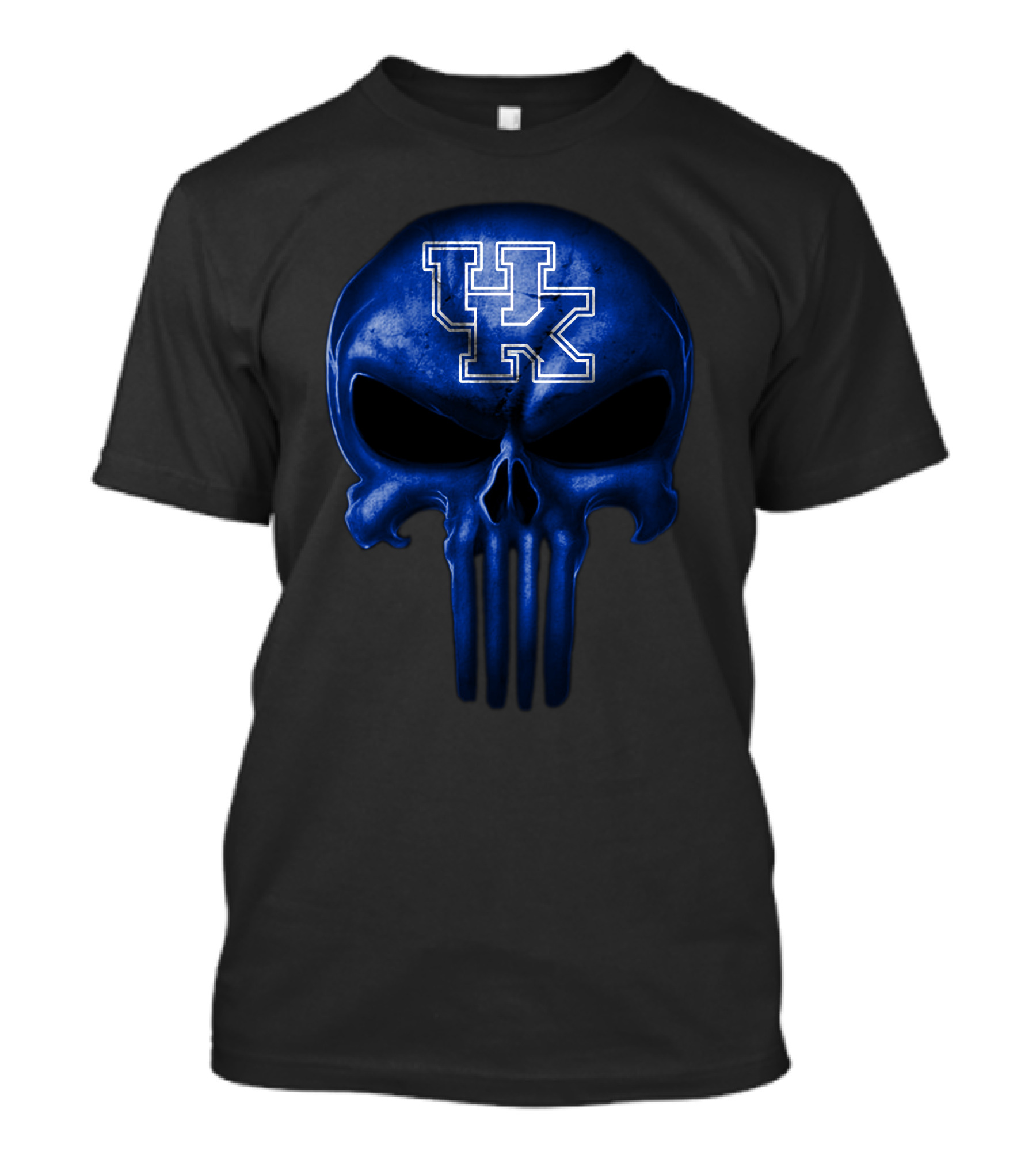 Kentucky Wildcats Skull Punisher T-Shirt