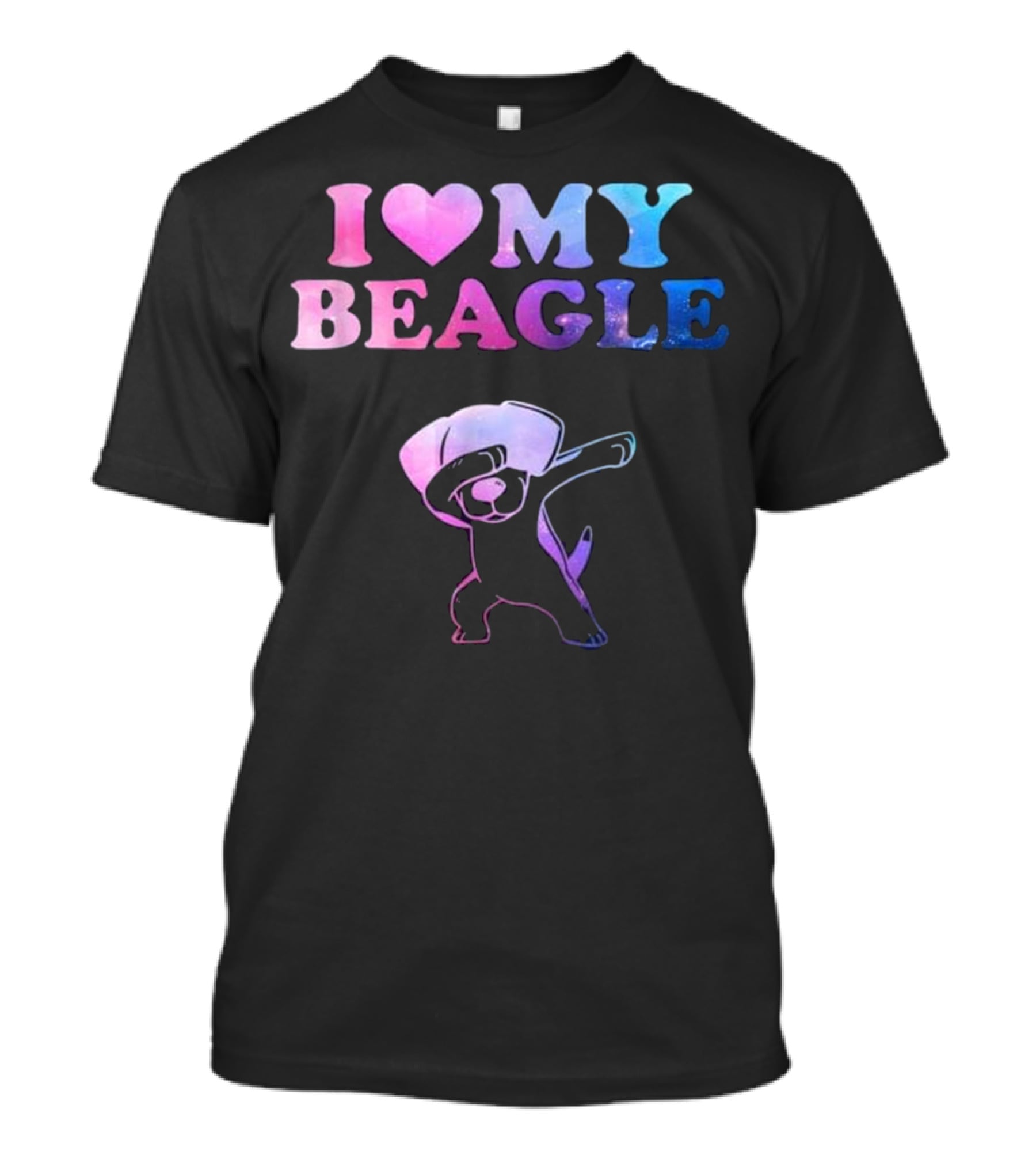 I Love My Beagle Dabbing Puppy T-Shirt