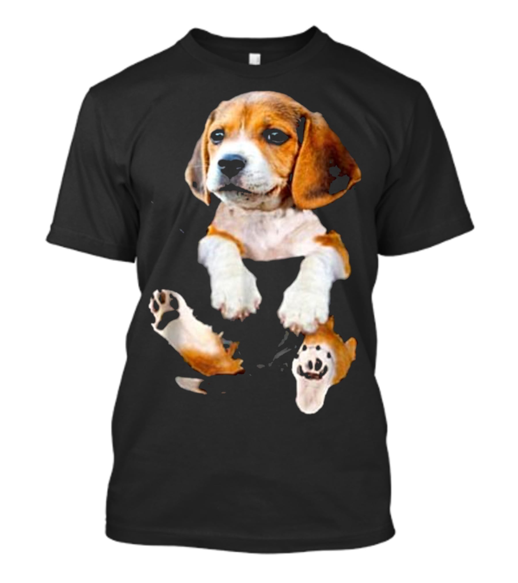 Beagle In Big Pocket T-Shirt