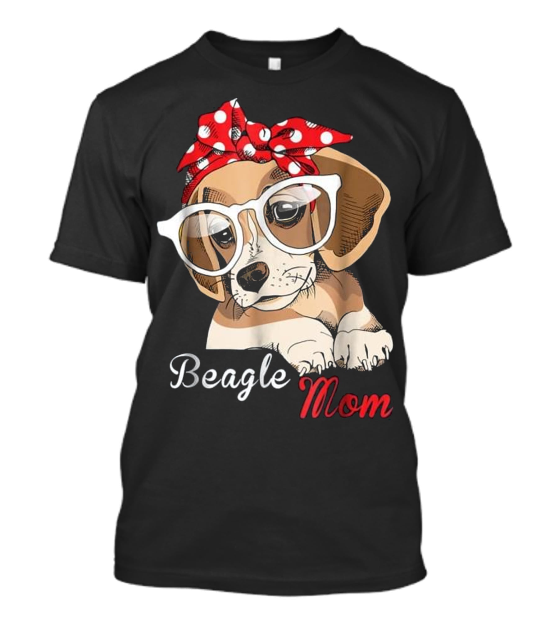 Beagle Mom For Beagle Dogs Lovers T-Shirt
