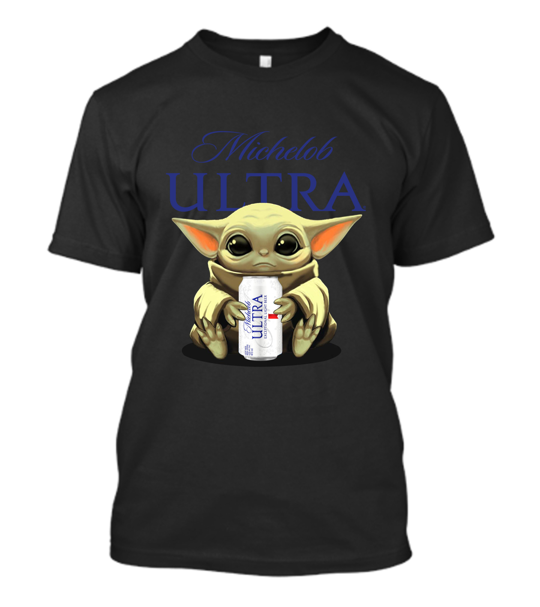 Michelob ULTRA Baby Yoda Holding Beer Can T-Shirt