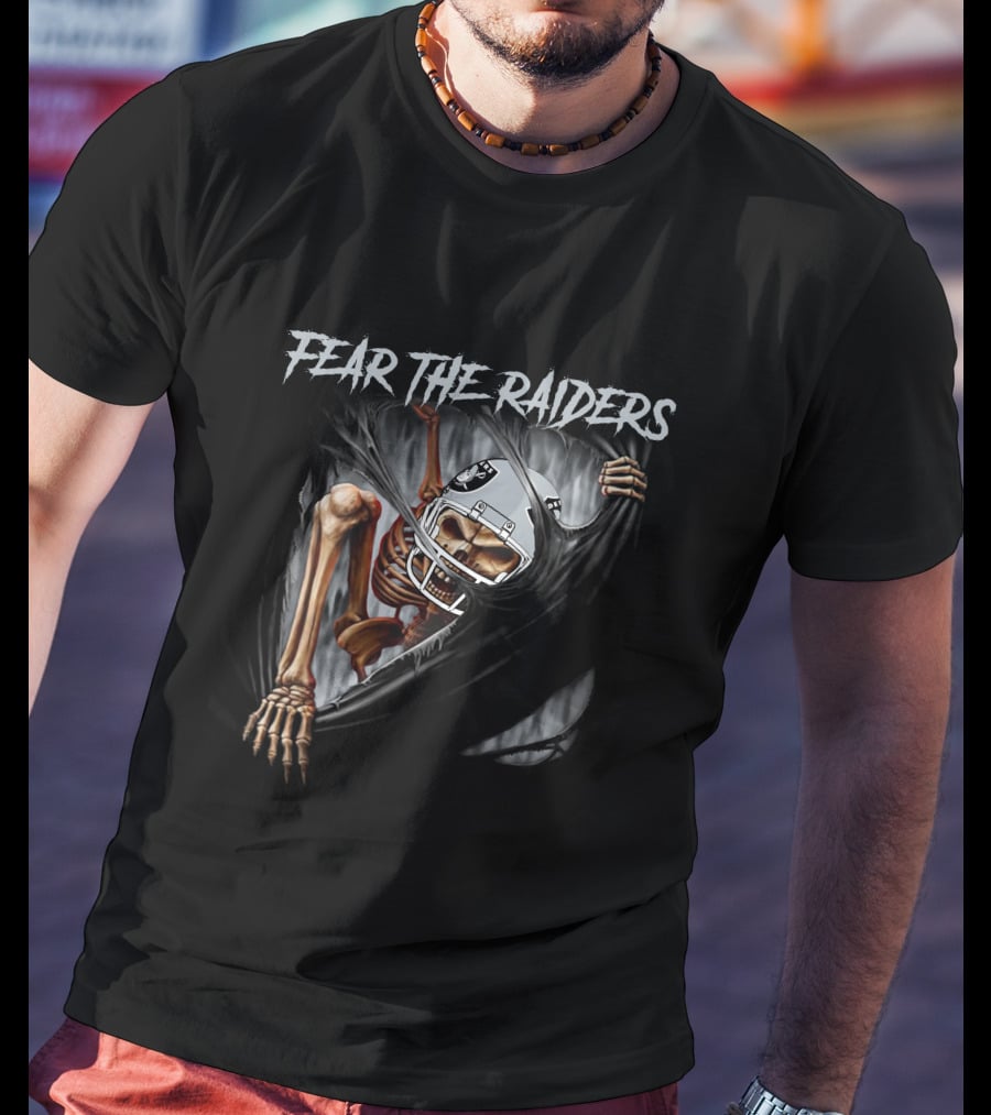Fear The Raiders Las Vegas Raiders 515NFL L1MTH T-Shirt