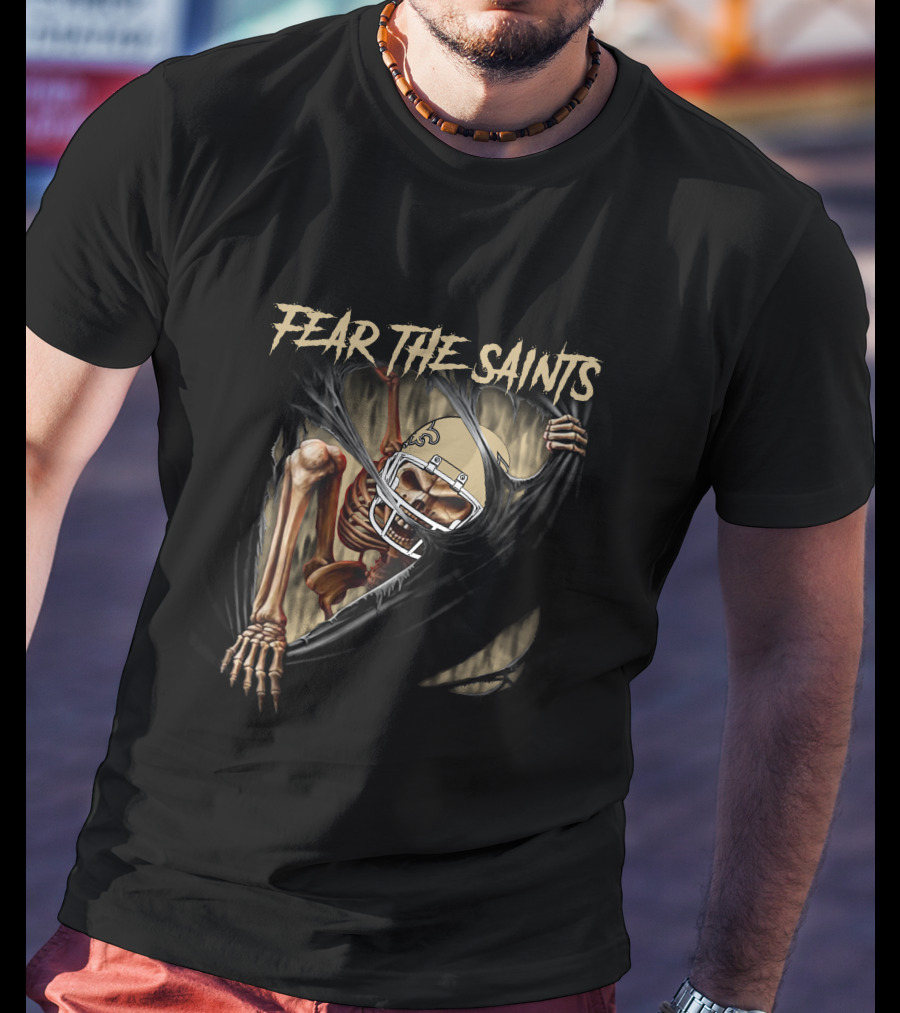 Fear The Saints New Orleans 515NFL L1MTH T-Shirt
