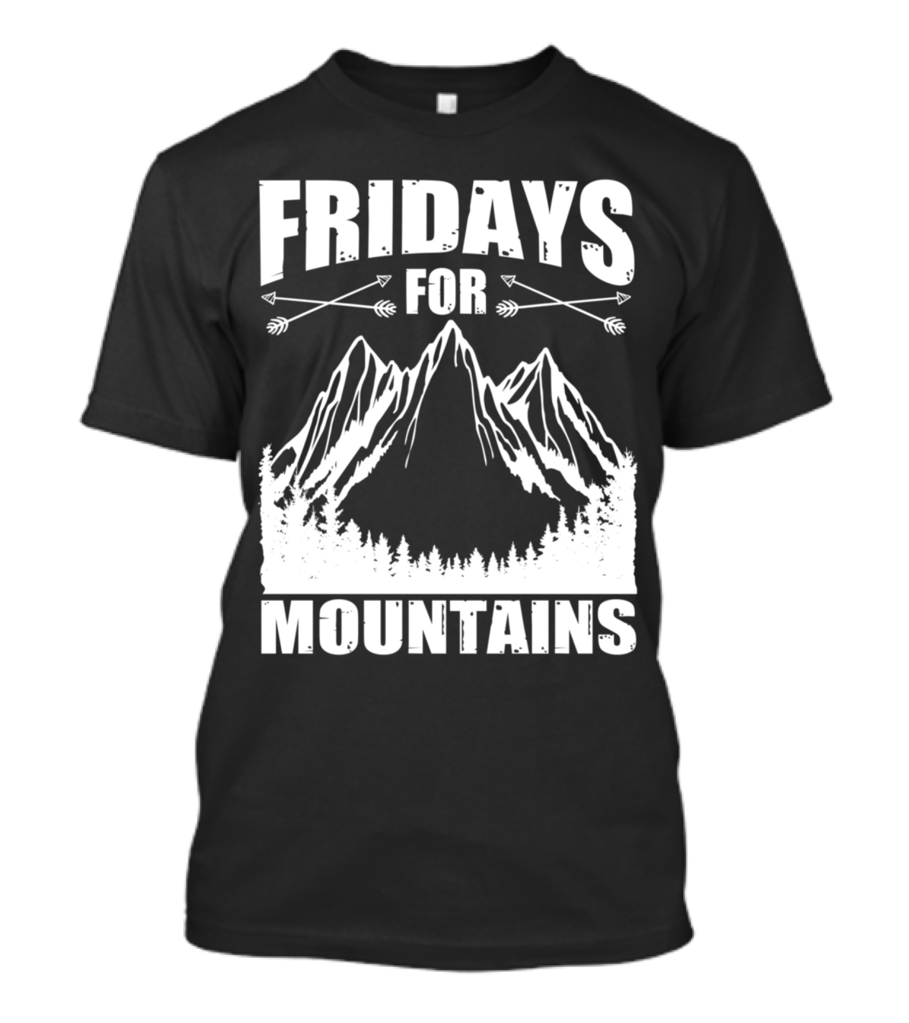 Fridays For Mountains Adventure Outdoor Nature Enthusiast T-Shirt