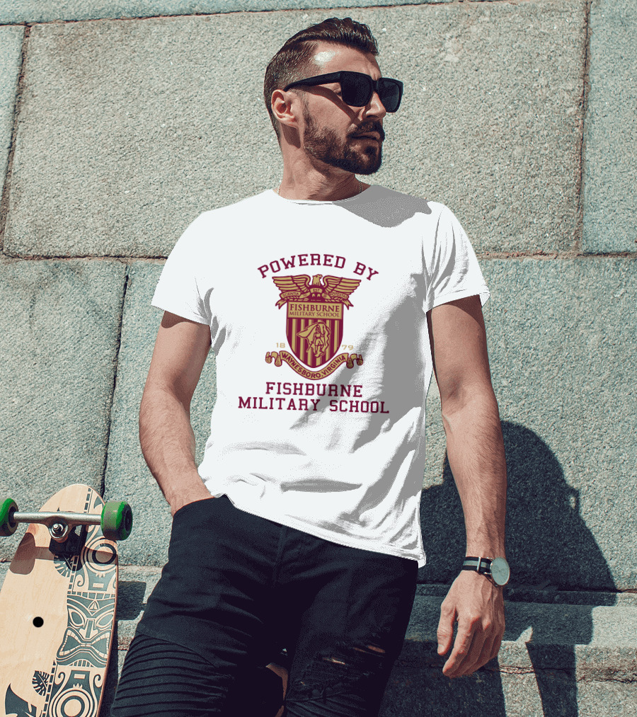 Powered By Fishburne Military School Waynesboro Virginia 1879 T-Shirt