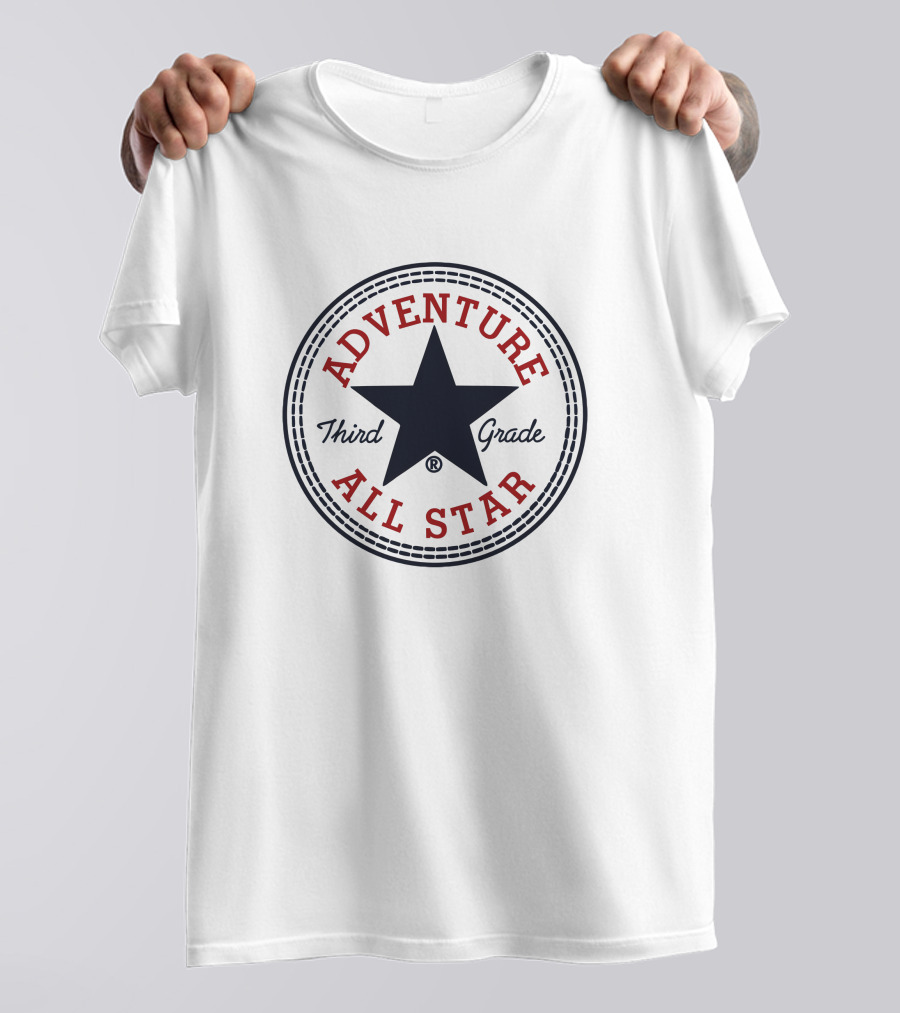 Adventure All Star Third Grade Converse T-Shirt
