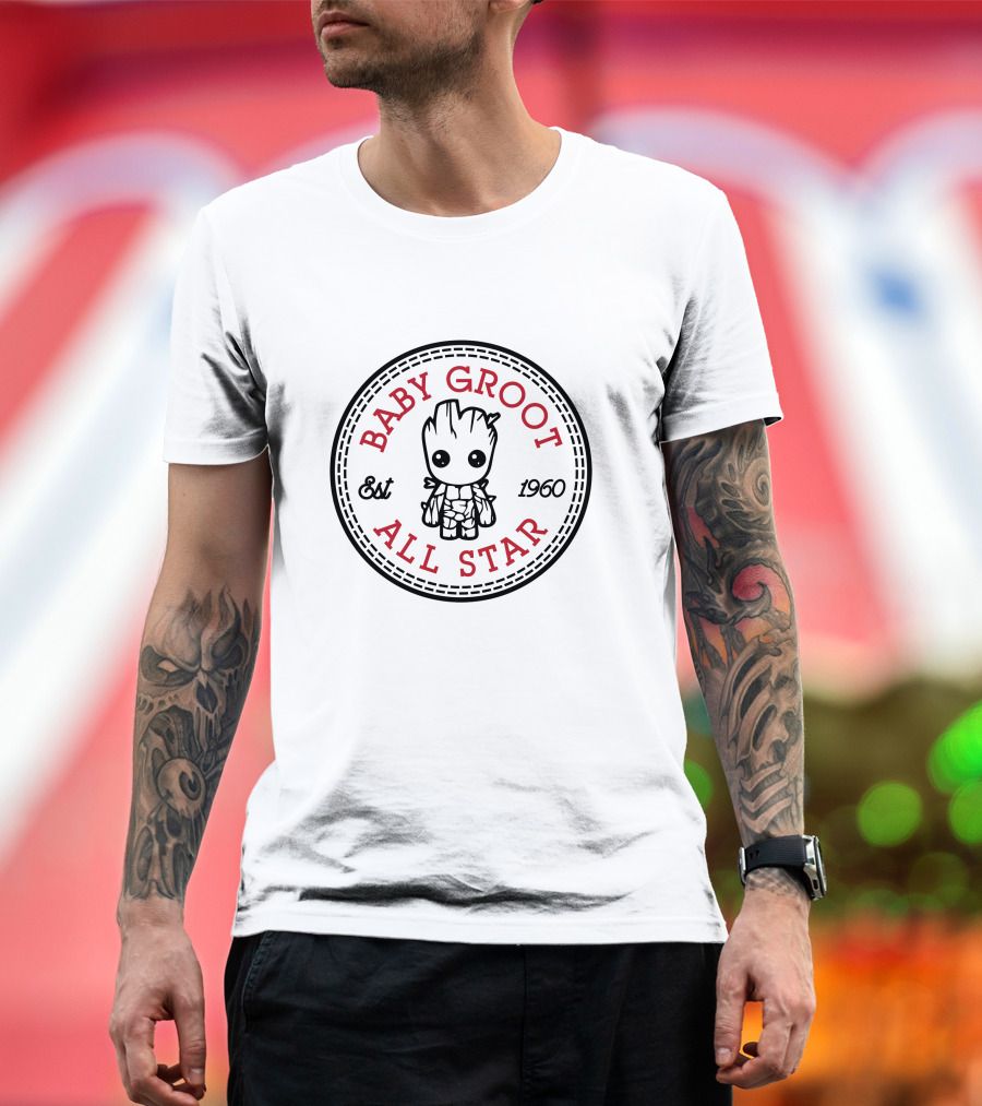 Baby Groot All Star Est 1960 T-Shirt