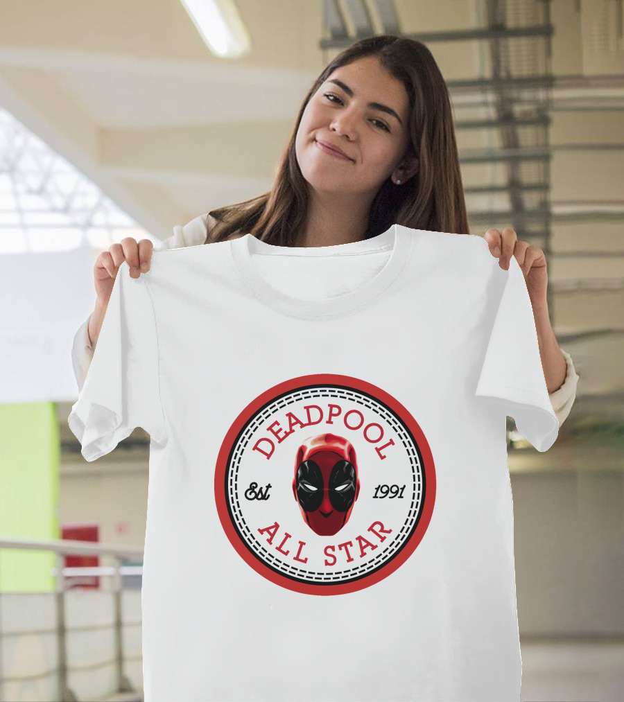 Deadpool All Star Est 1991 Converse T-Shirt