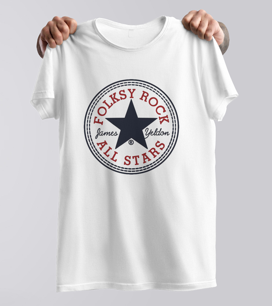 Converse Folksy Rock All Stars James Yeldon T-Shirt