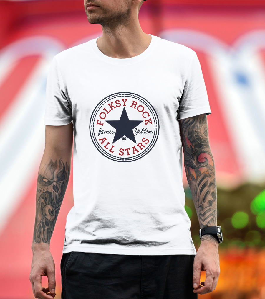 Converse Folksy Rock All Stars James Yeldon T-Shirt