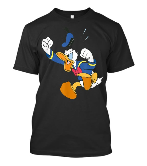 Disney Donald Duck Fit Of Anger Classic Character Pose T-Shirt