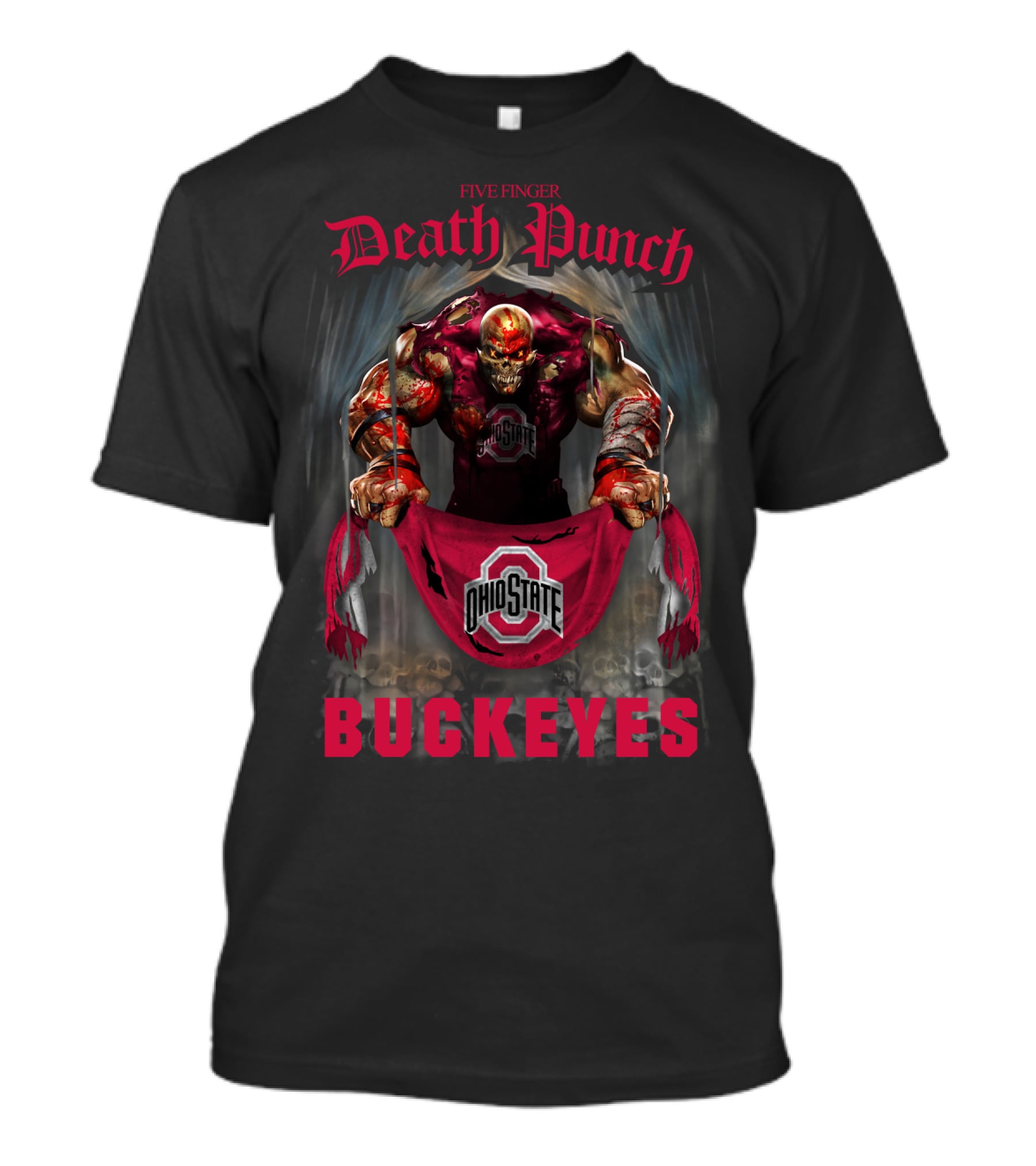 Five Finger Death Punch Ohio State Buckeyes T-Shirt