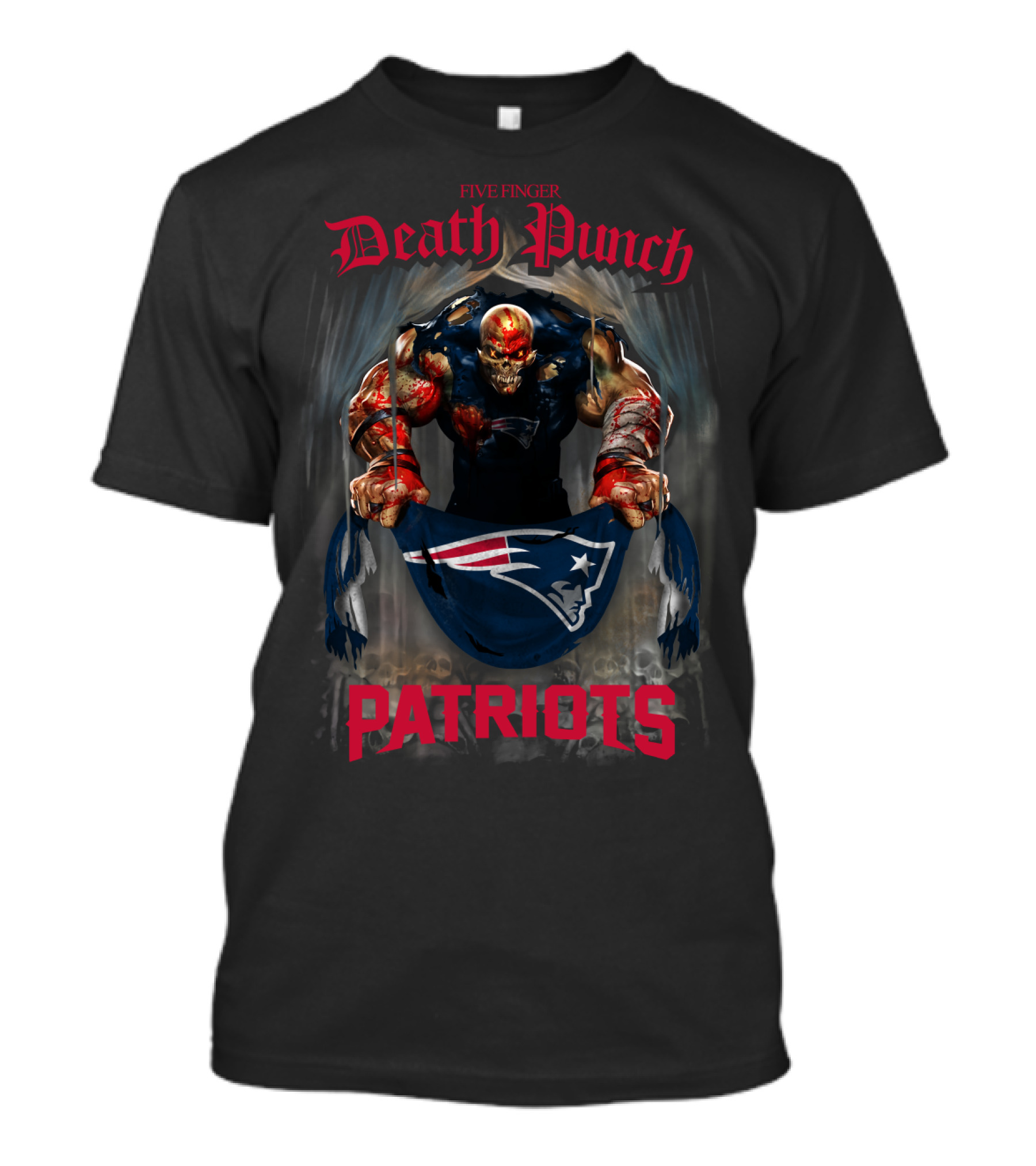 Five Finger Death Punch New England Patriots T-Shirt