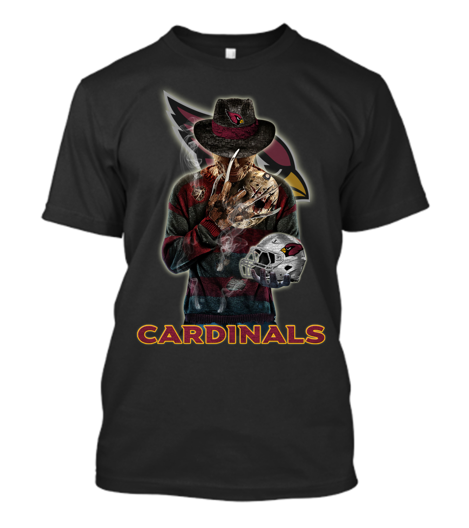 Cardinals Freddy Krueger Arizona Cardinals Football Fan T-Shirt