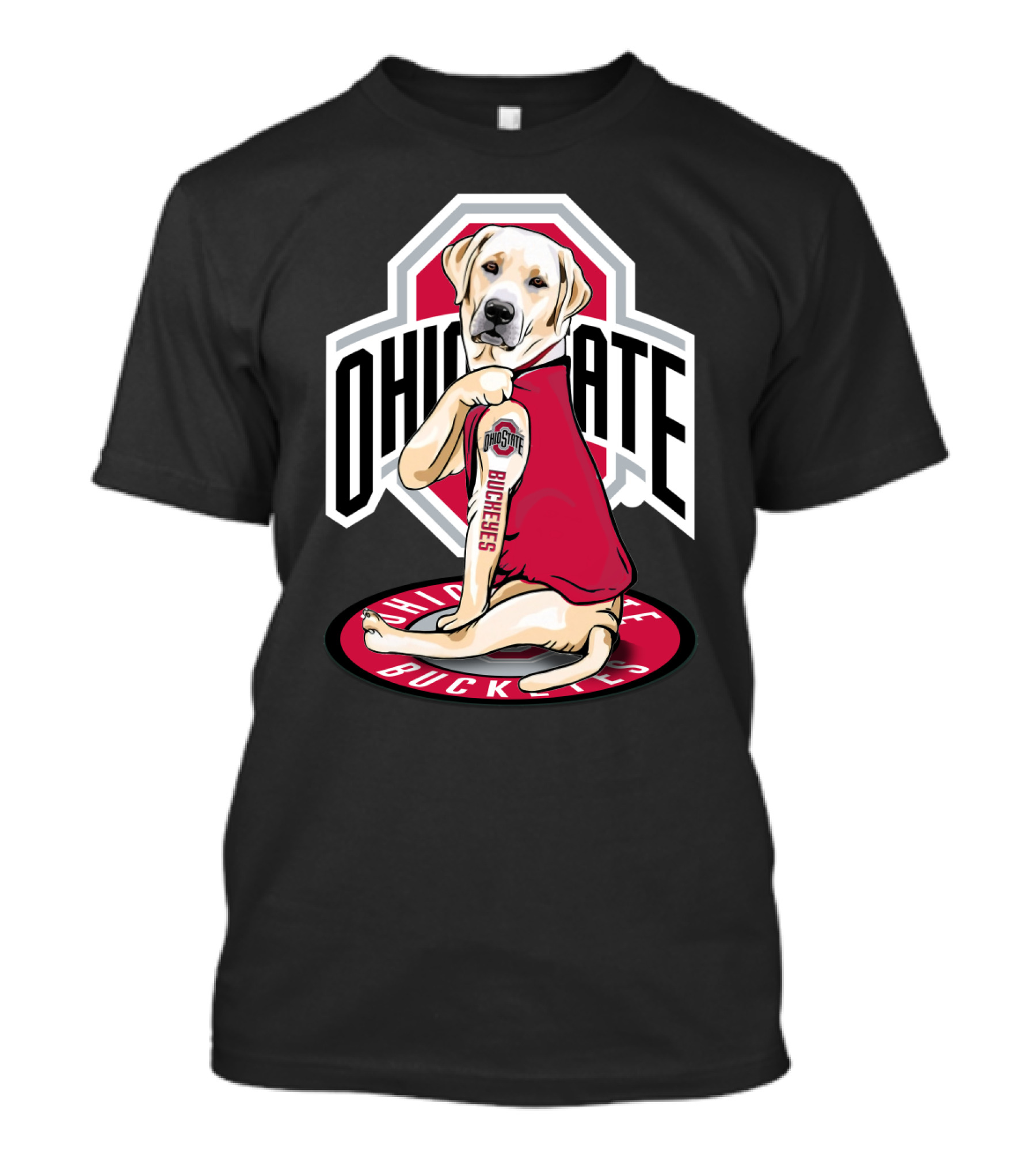 Ohio State Buckeyes Labrador Retriever T-Shirt