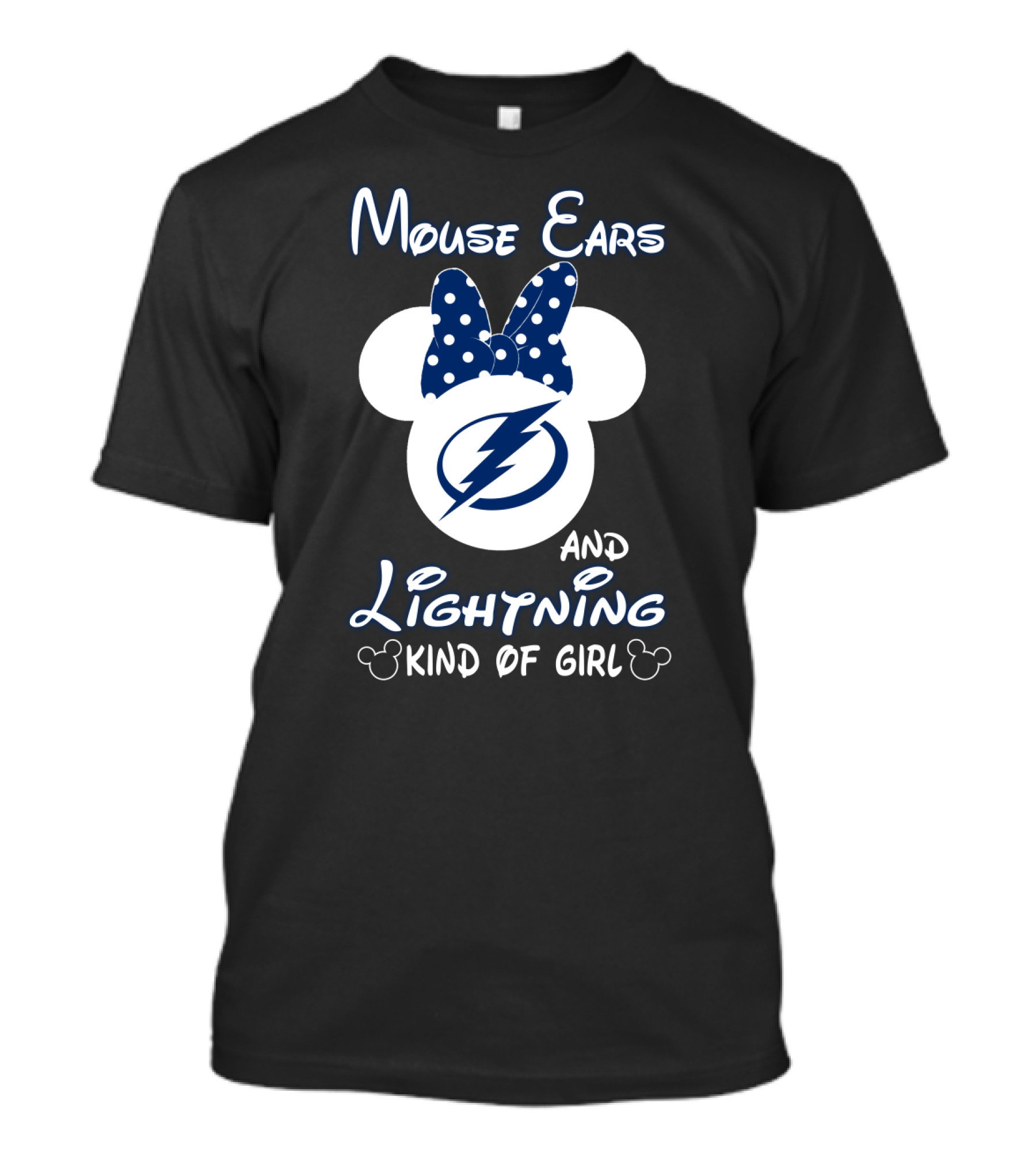 Mouse Ears And Lightning Kind Of Girl T-Shirt