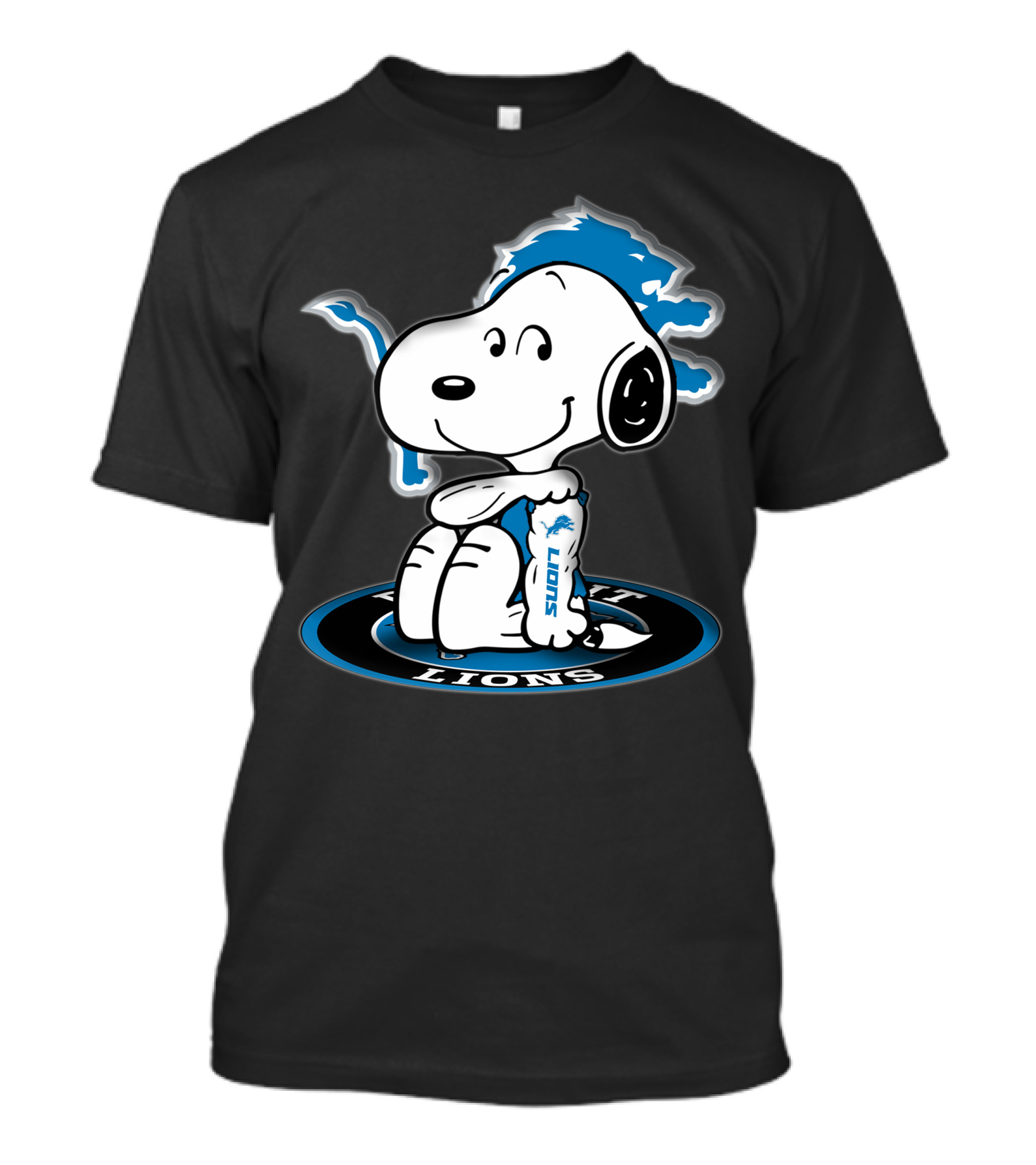 Snoopy Detroit Lions Football Peanuts Nfl Team T-Shirt