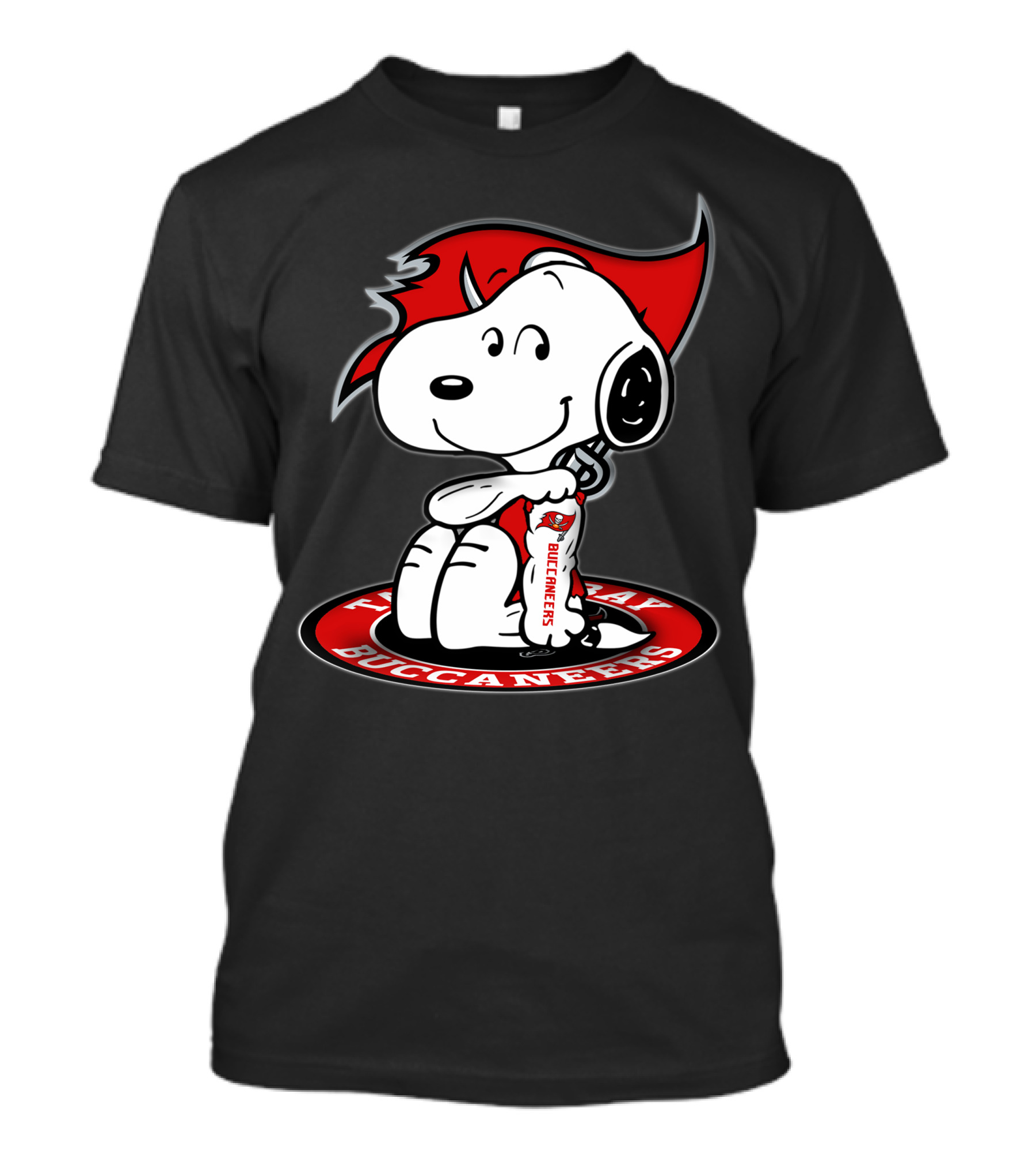 Tampa Bay Buccaneers Snoopy Fan T-Shirt