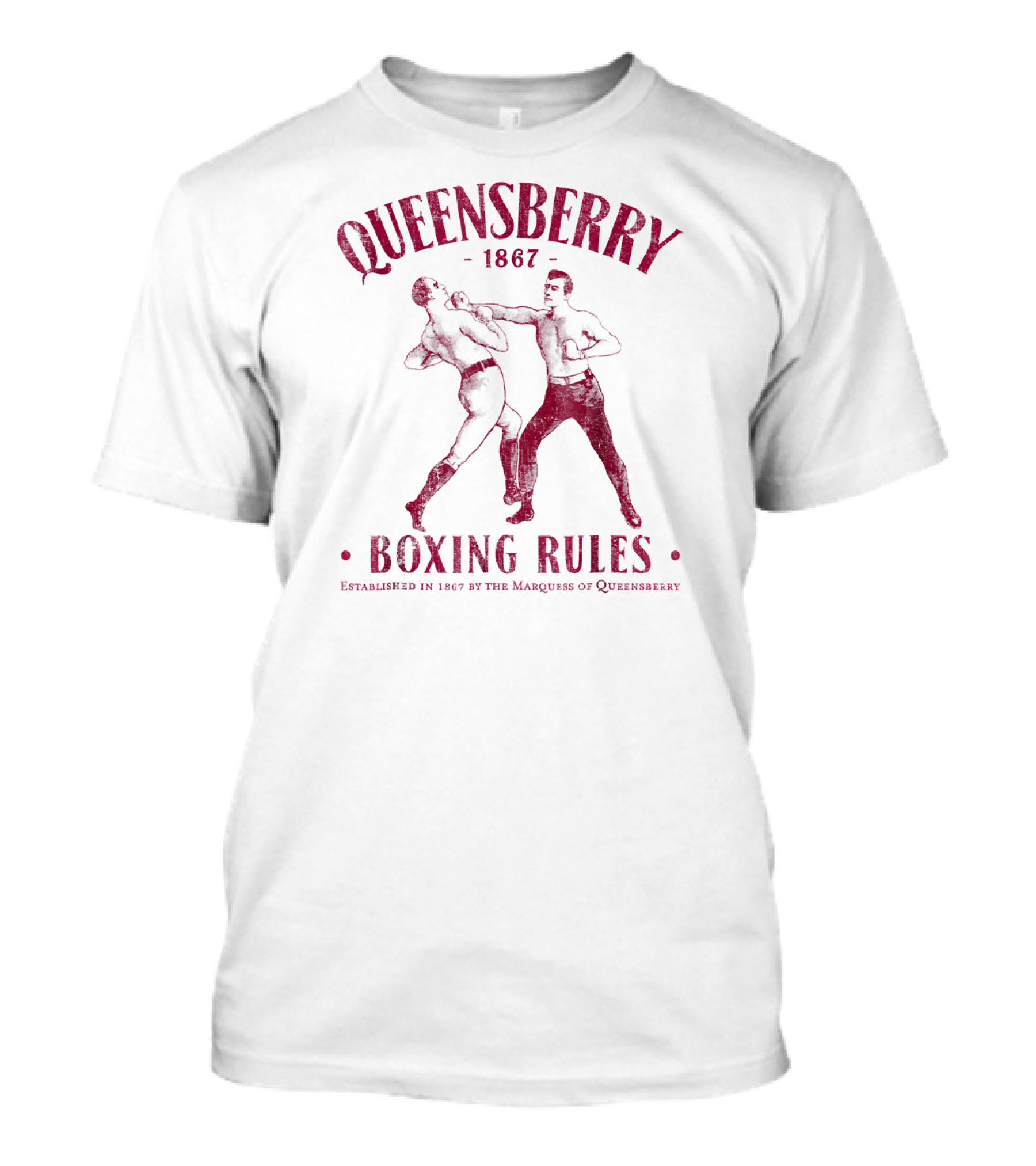 Queensberry 1867 Boxing Rules Established By The Marquess Of Queensberry T-Shirt