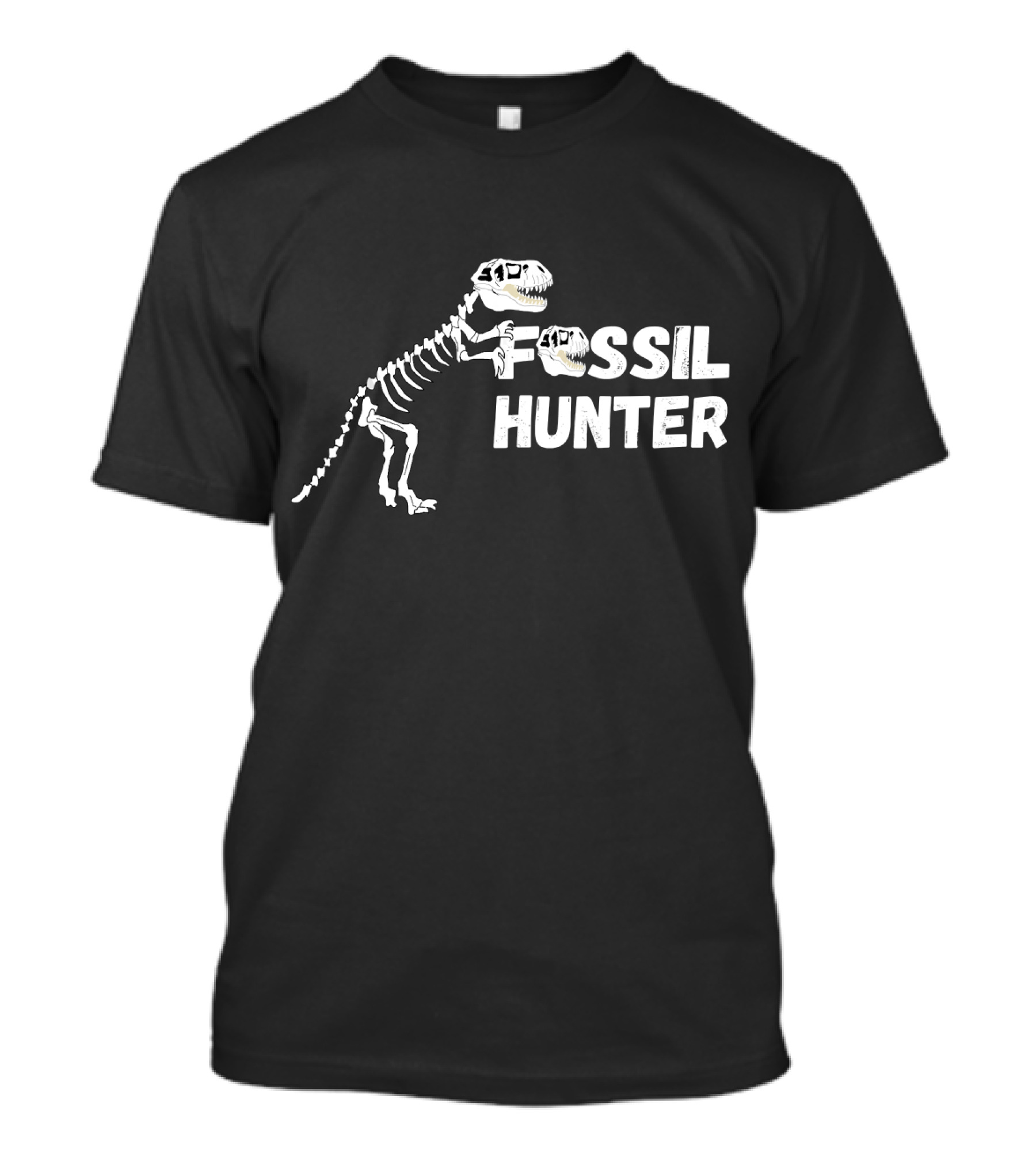 Fossil Hunter Dinosaur Bone Skeleton Discovery T-Shirt