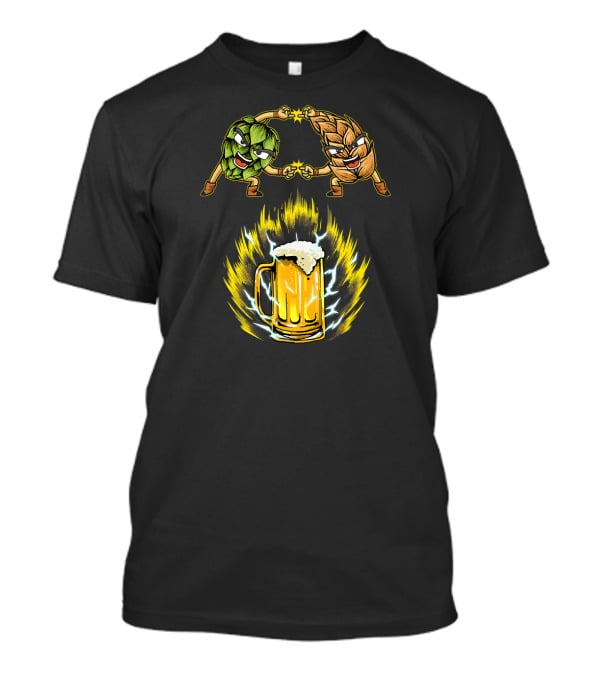 Fusion Power Of Hop And Malt In Funny Beer Love T-Shirt