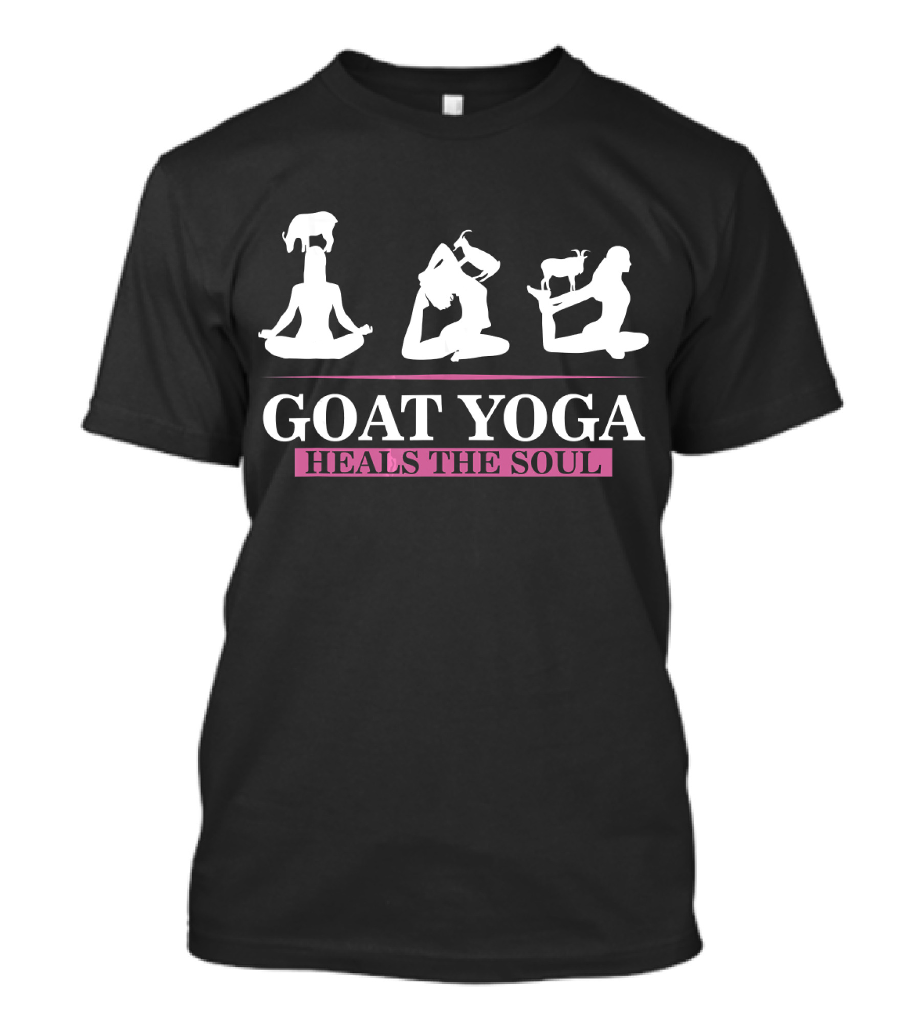 Goat Yoga Heals The Soul Meditation With Goats T-Shirt