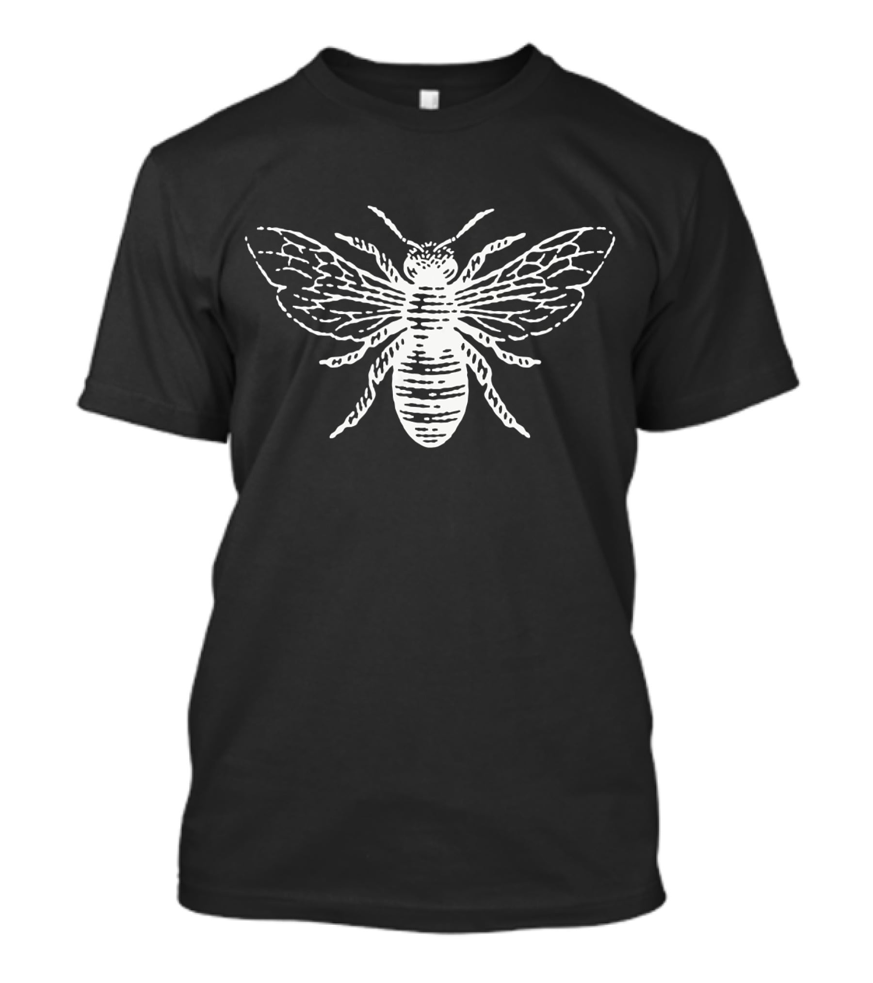 Honey Bee Vintage Illustration For Modern Naturalist T-Shirt
