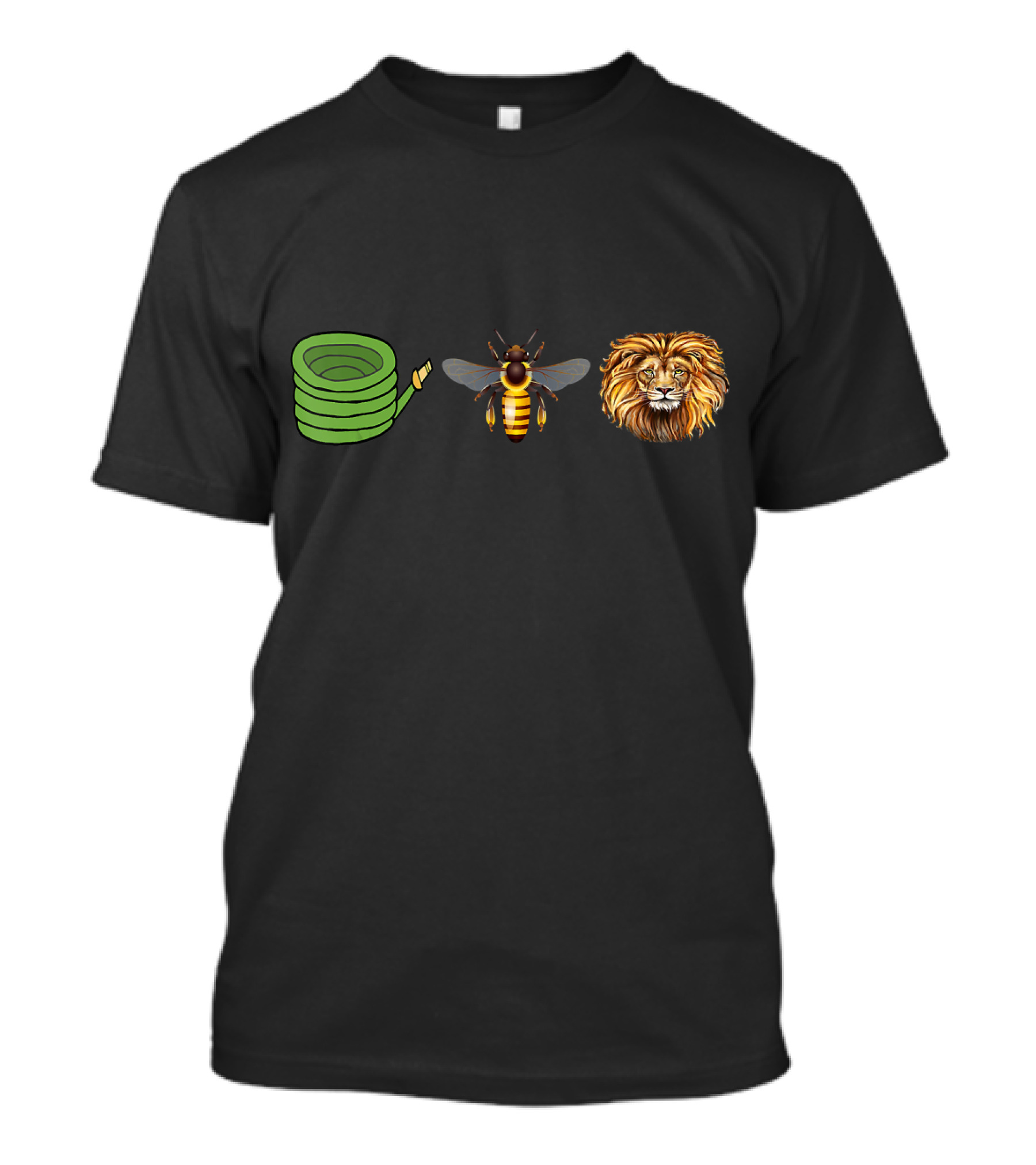 Hose Bee Lion Mane Emoji Sequence T-Shirt