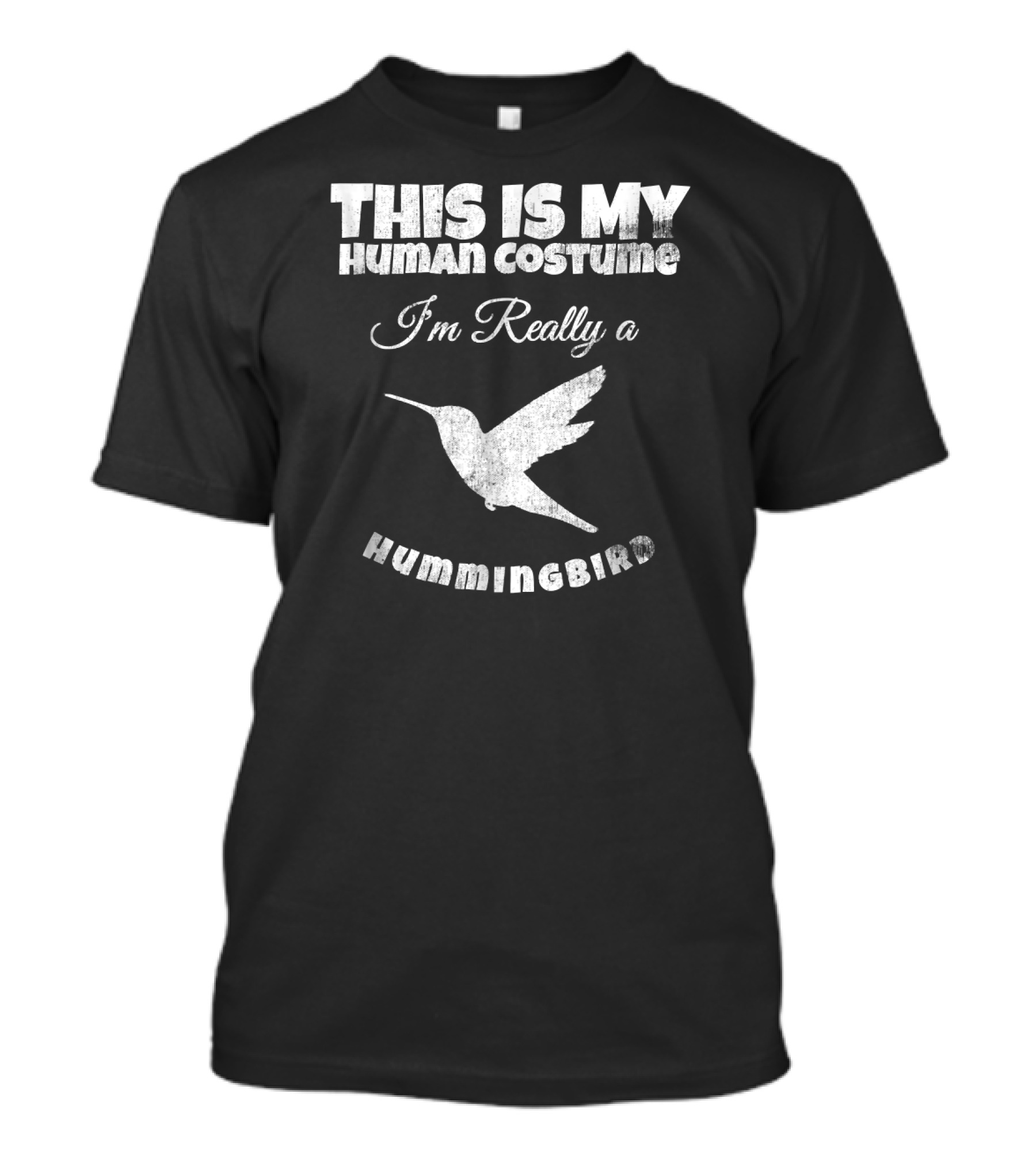 THIS IS MY HUMAN COSTUME I'M REALLY A HUMMINGBIRD T-Shirt
