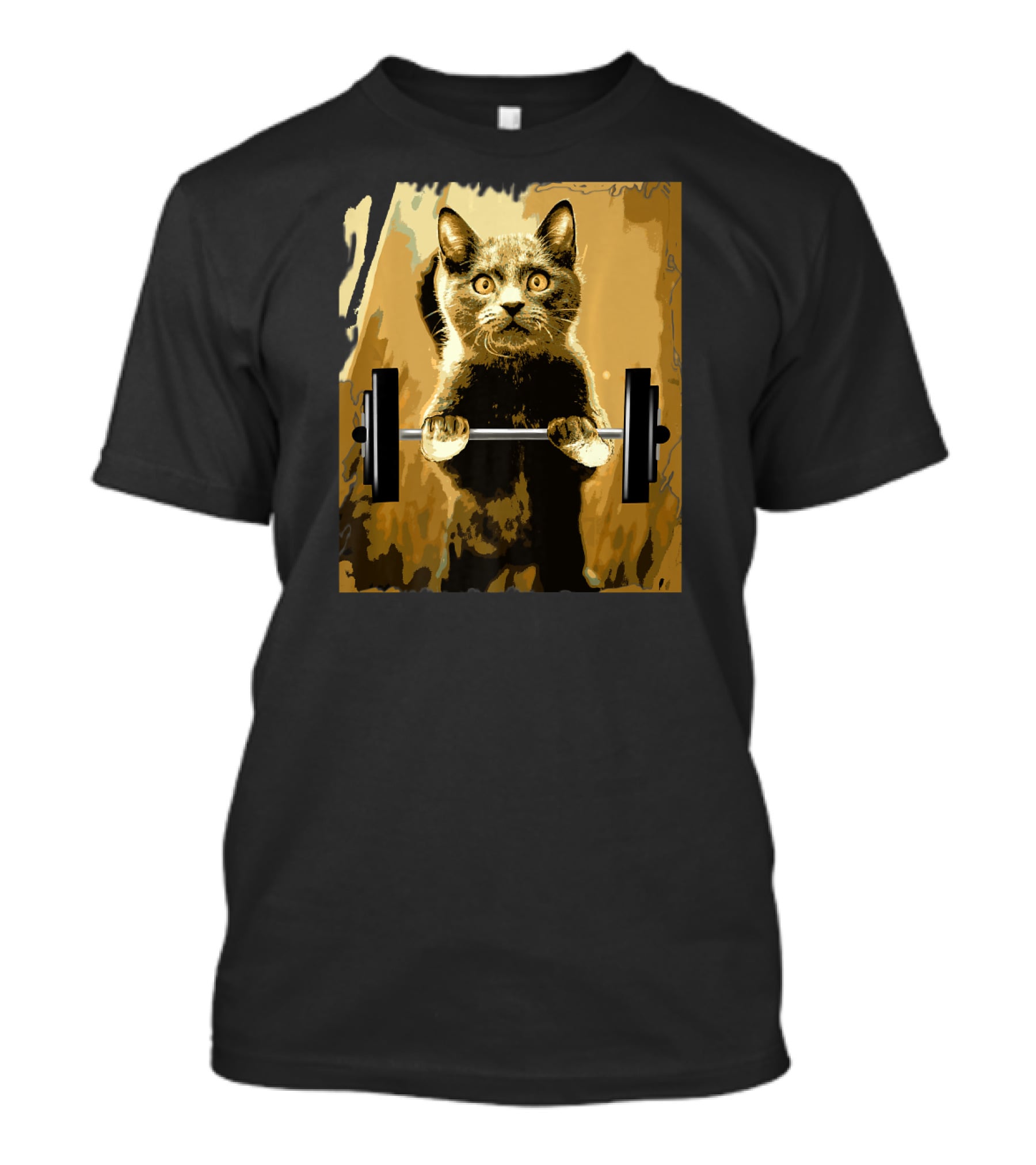 Cat Lifting Weightlifting Cat Training Strength T-Shirt