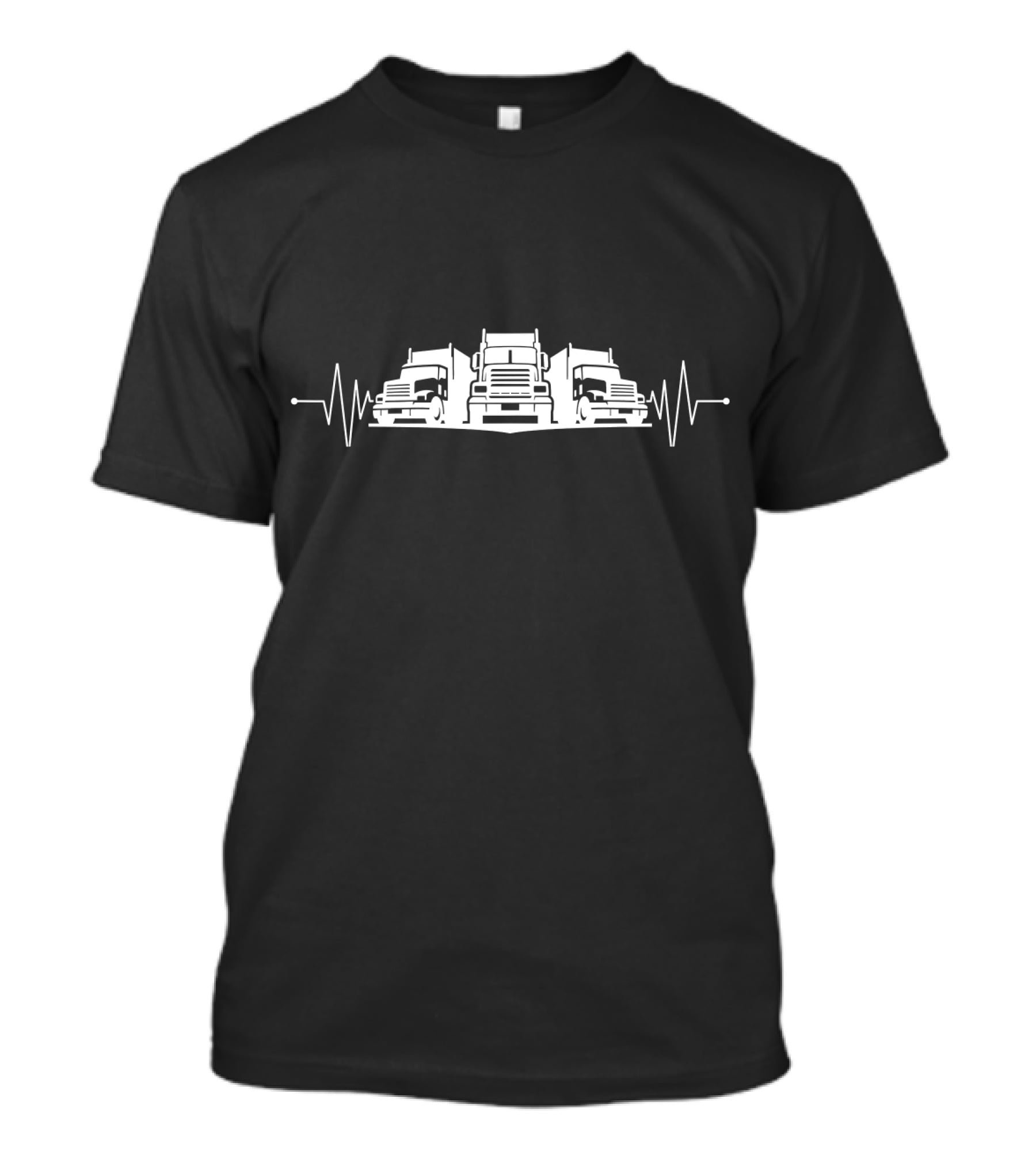 Truck Driver Trucker Dad Father's Pulse Trucks T-Shirt