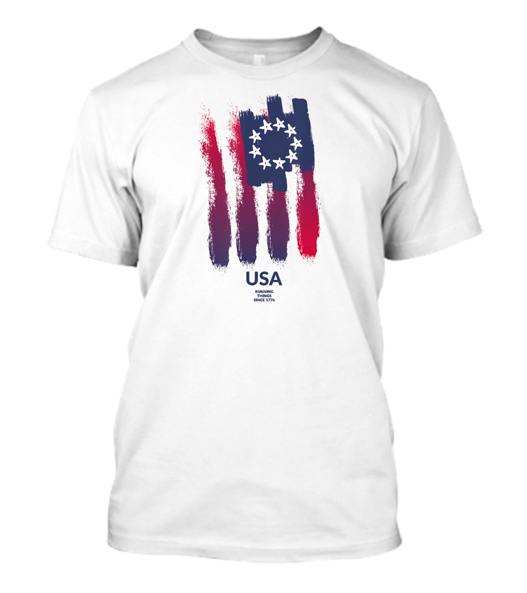 USA Running This Since 1776 Betsy Ross Flag T-Shirt