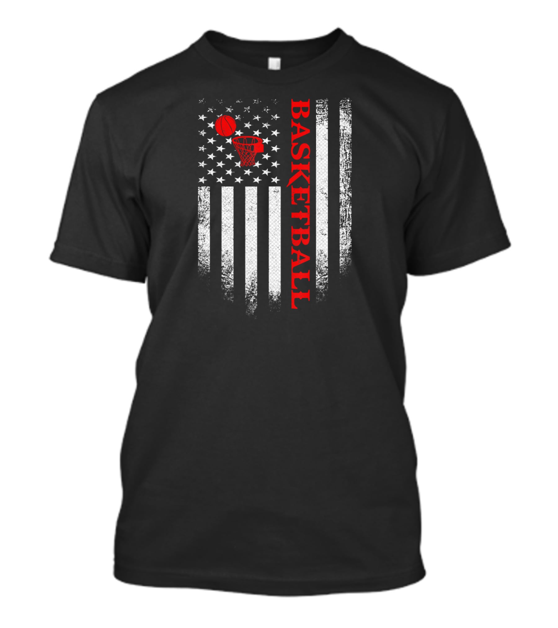Vintage USA Basketball American Flag T-Shirt