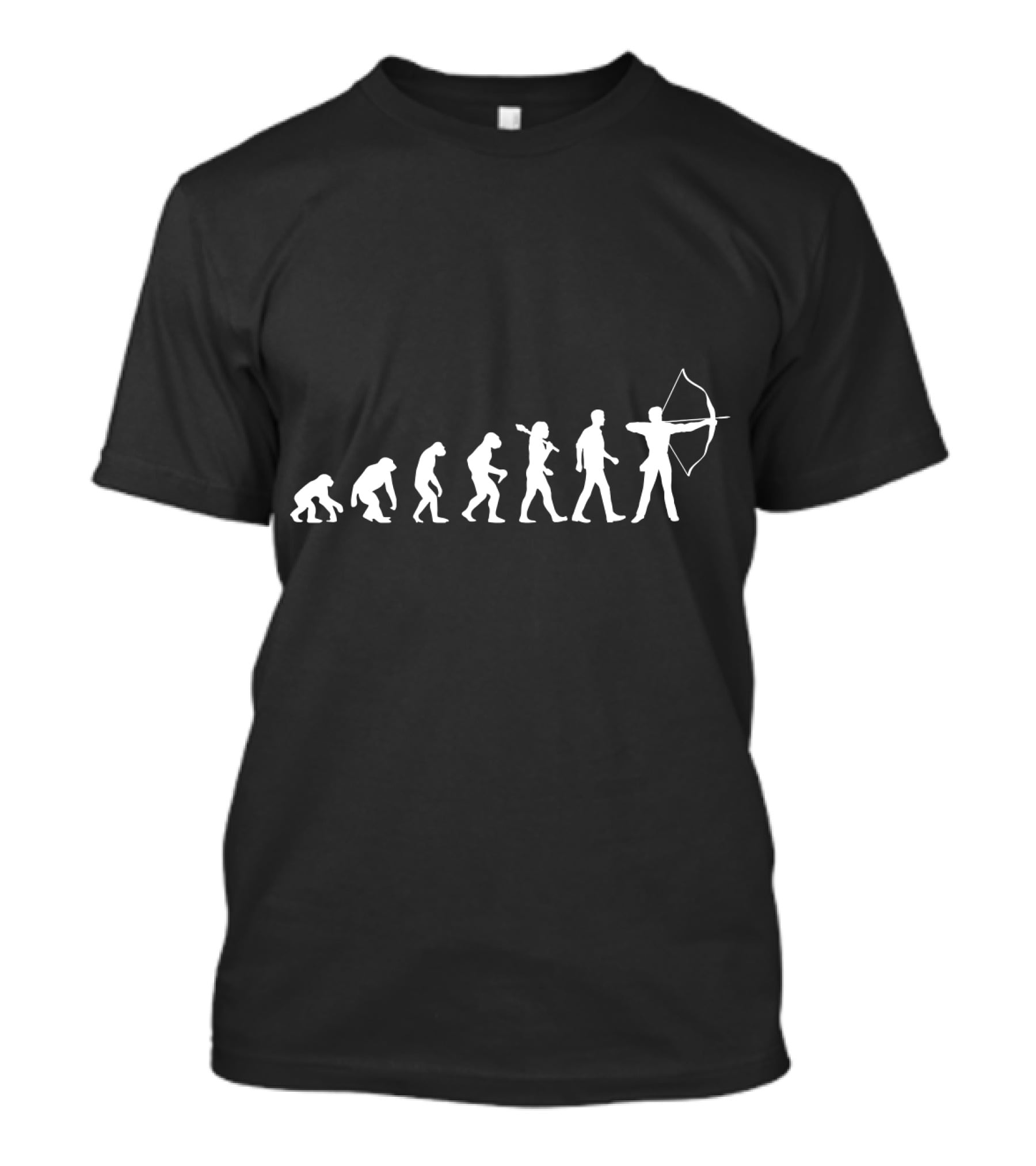 The Evolution Of Archery Silhouette Series T-Shirt