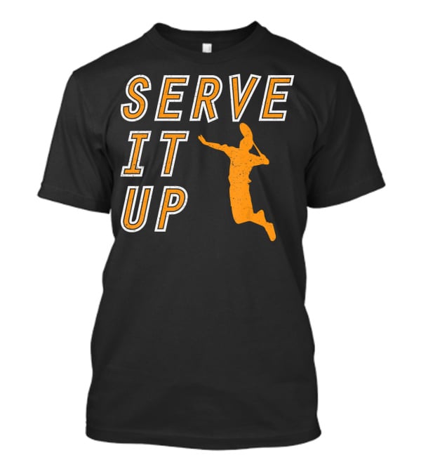 Serve It Up Badminton Summer Sports Player T-Shirt