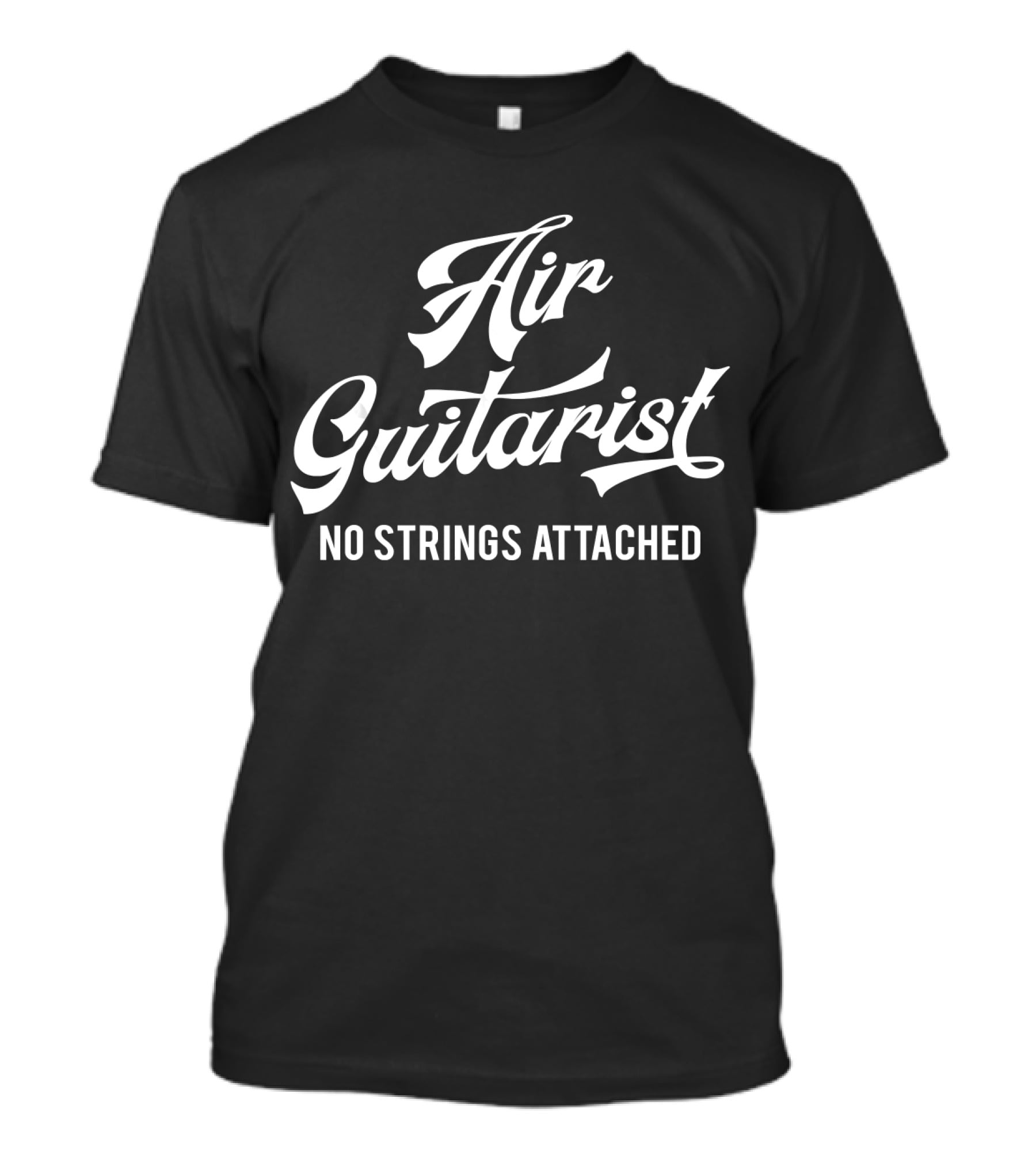 Air Guitarist No Strings Attached Music Guitar T-Shirt