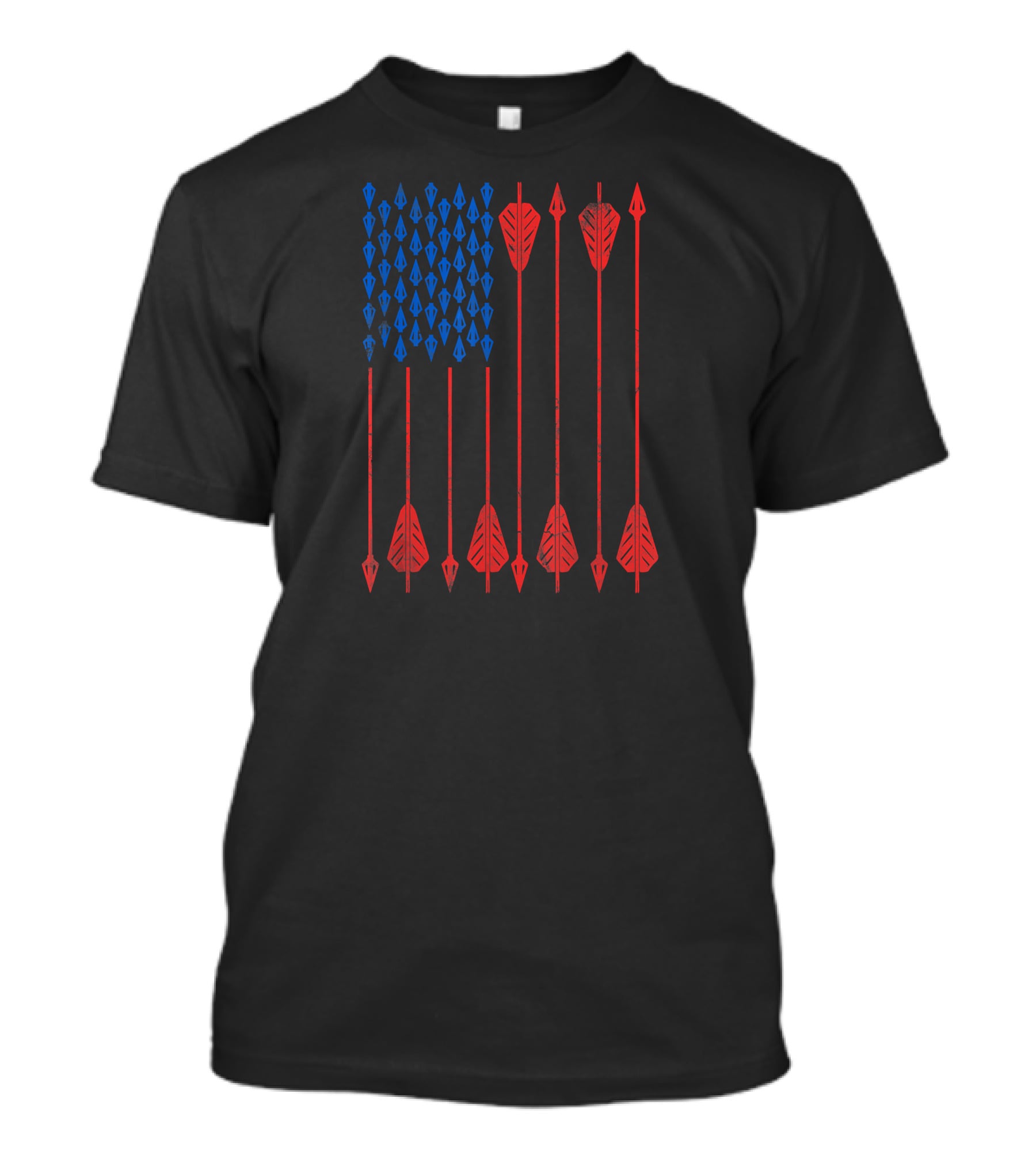 USA American Flag Made Of Arrows Archery T-Shirt